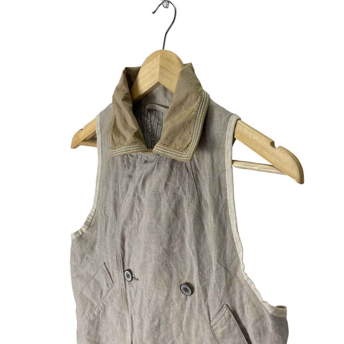 Kapital ⚡️KAPITAL KIRO HIRATA DOUBLE BREASTED BUTTON VEST Size US XS / EU 42 / 0 - 7 Thumbnail