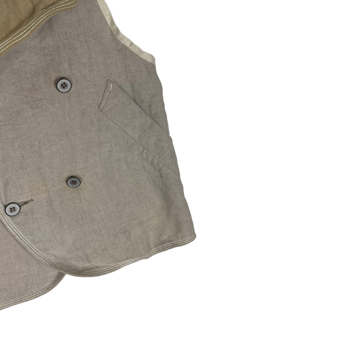 Kapital ⚡️KAPITAL KIRO HIRATA DOUBLE BREASTED BUTTON VEST Size US XS / EU 42 / 0 - 6 Thumbnail