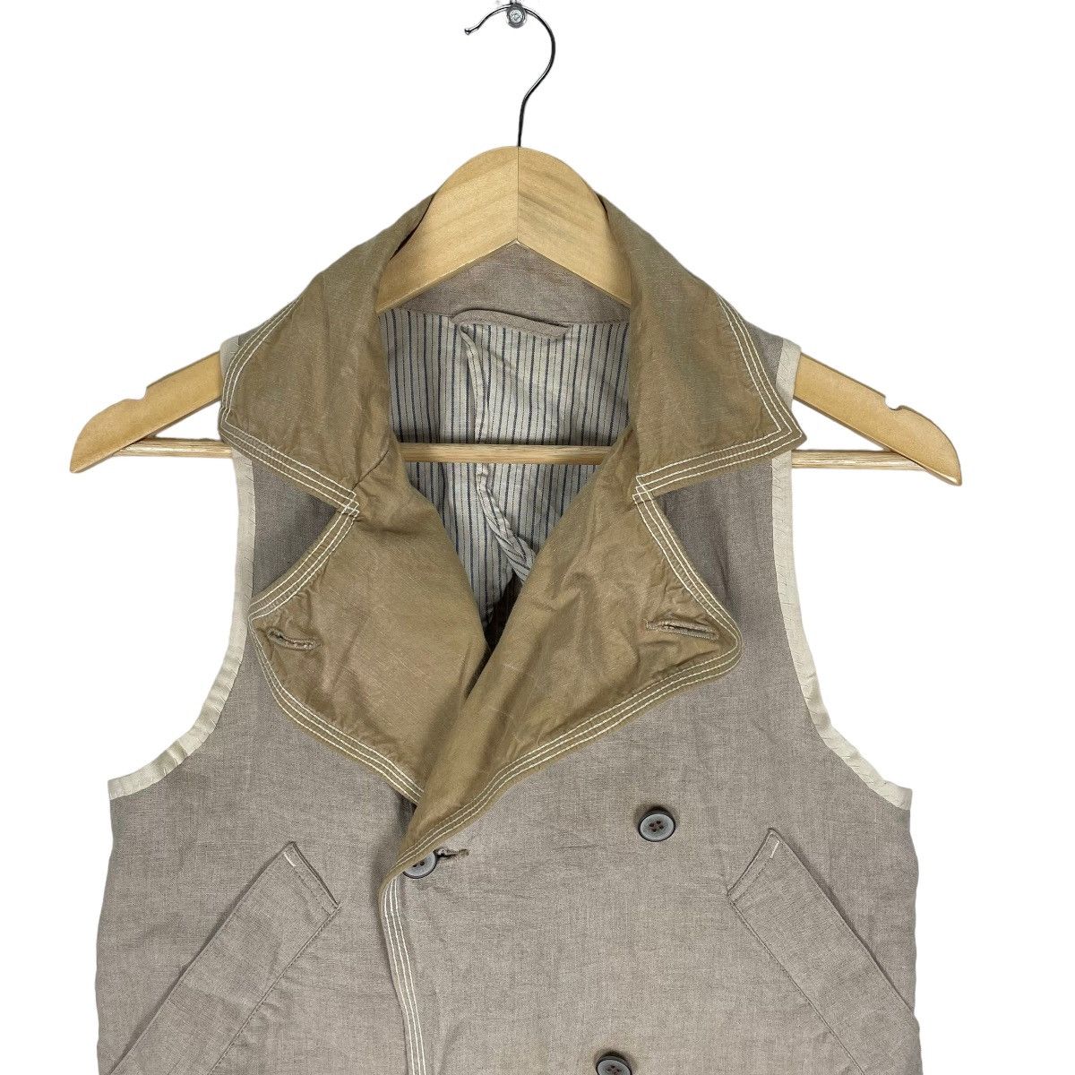 Kapital ⚡️KAPITAL KIRO HIRATA DOUBLE BREASTED BUTTON VEST Size US XS / EU 42 / 0 - 4 Thumbnail