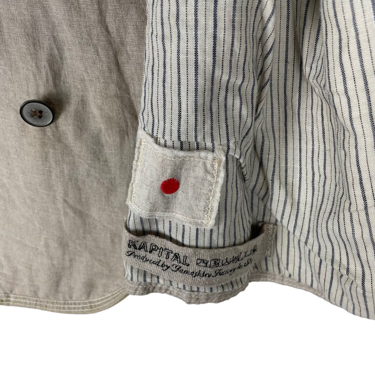 Kapital ⚡️KAPITAL KIRO HIRATA DOUBLE BREASTED BUTTON VEST Size US XS / EU 42 / 0 - 11 Thumbnail