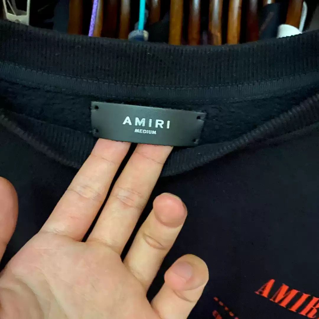 Amiri AMIRI 18AW Crewneck Size US M / EU 48-50 / 2 - 3 Thumbnail
