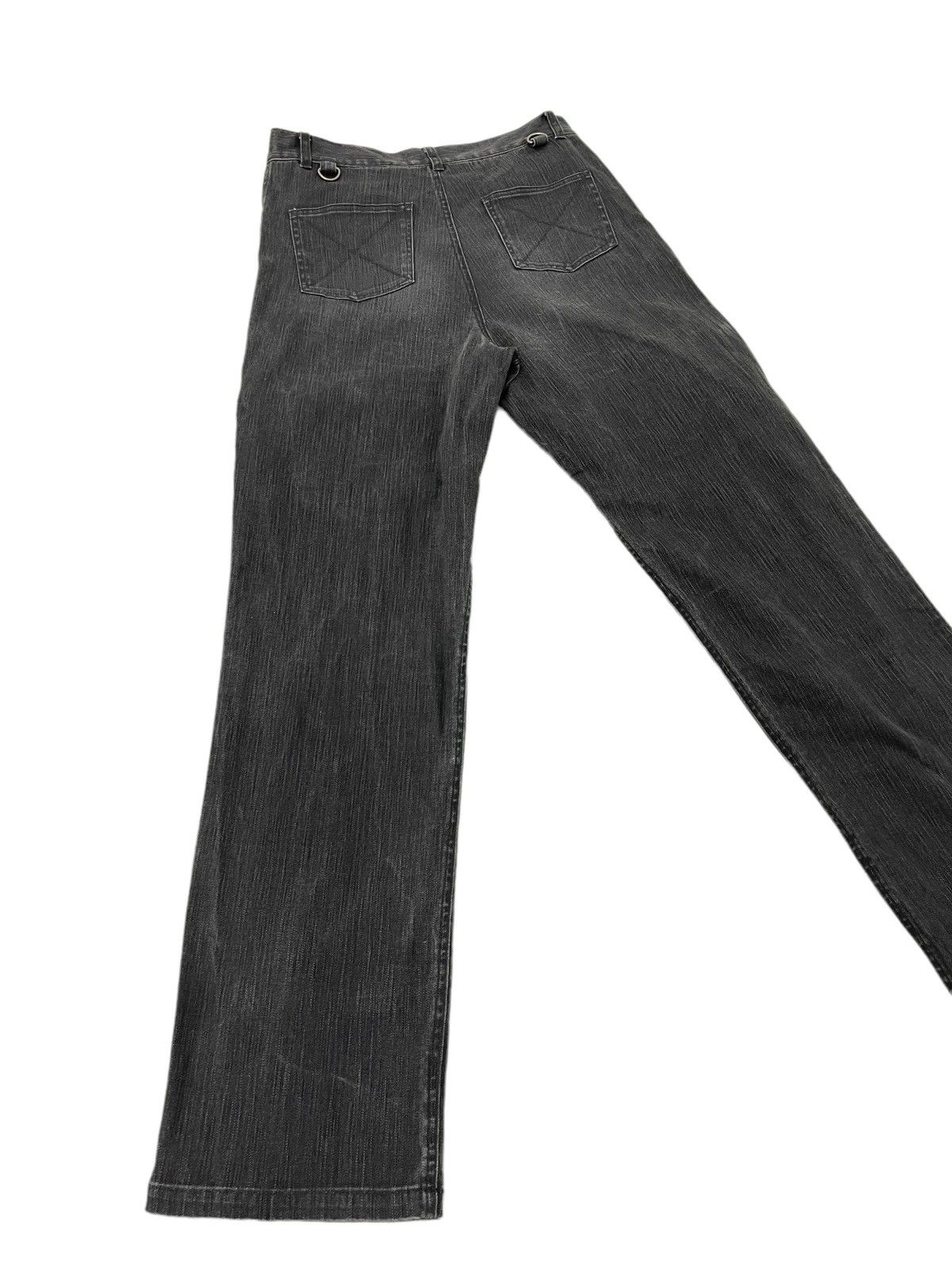Japanese Brand Bondage Jeans Stretch Slash Number High Rise Regular 1🟦7 Size US 30 / EU 46 - 11 Thumbnail