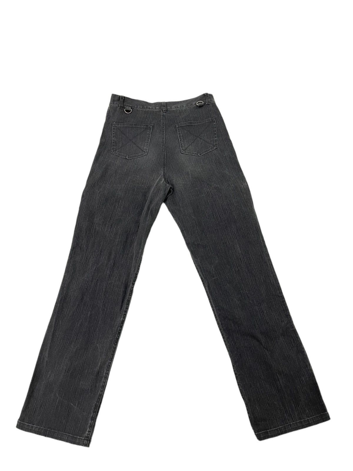 Japanese Brand Bondage Jeans Stretch Slash Number High Rise Regular 1🟦7 Size US 30 / EU 46 - 10 Thumbnail