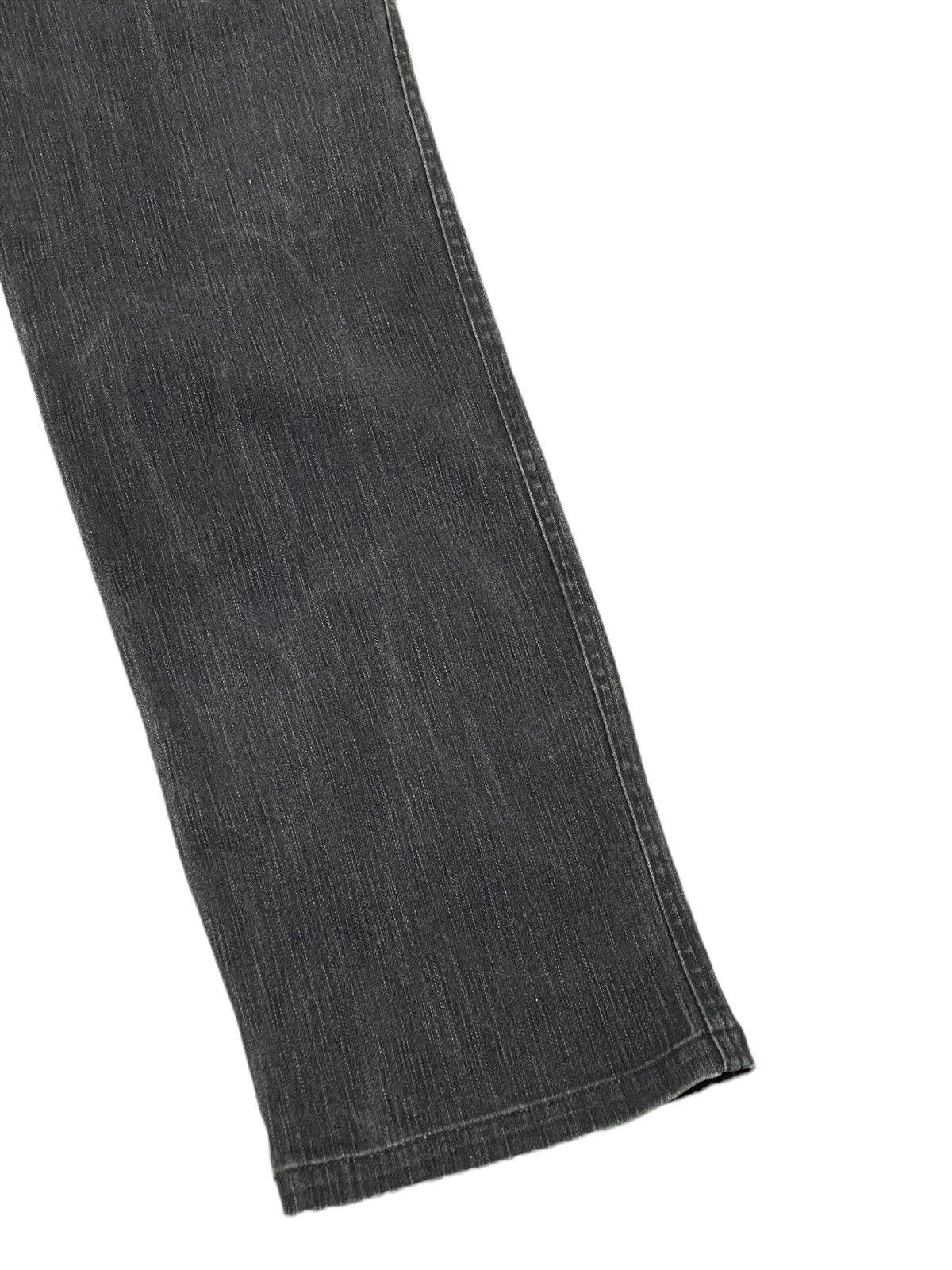 Japanese Brand Bondage Jeans Stretch Slash Number High Rise Regular 1🟦7 Size US 30 / EU 46 - 4 Thumbnail