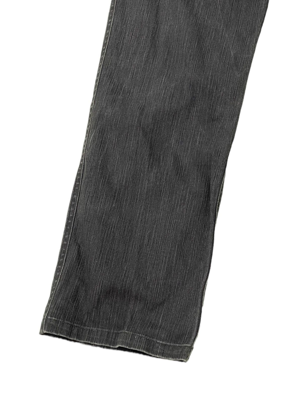 Japanese Brand Bondage Jeans Stretch Slash Number High Rise Regular 1🟦7 Size US 30 / EU 46 - 5 Thumbnail