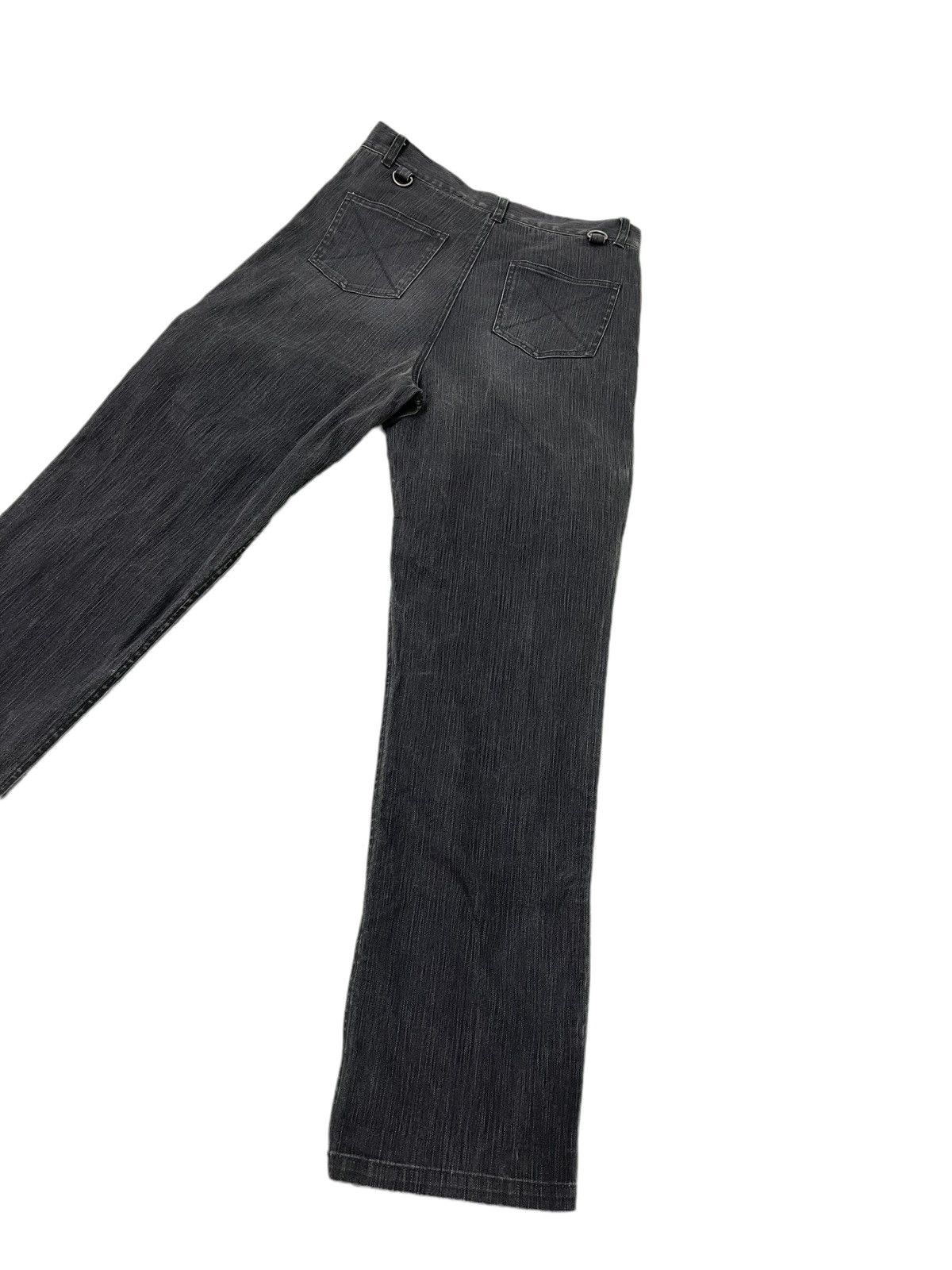 Japanese Brand Bondage Jeans Stretch Slash Number High Rise Regular 1🟦7 Size US 30 / EU 46 - 12 Thumbnail