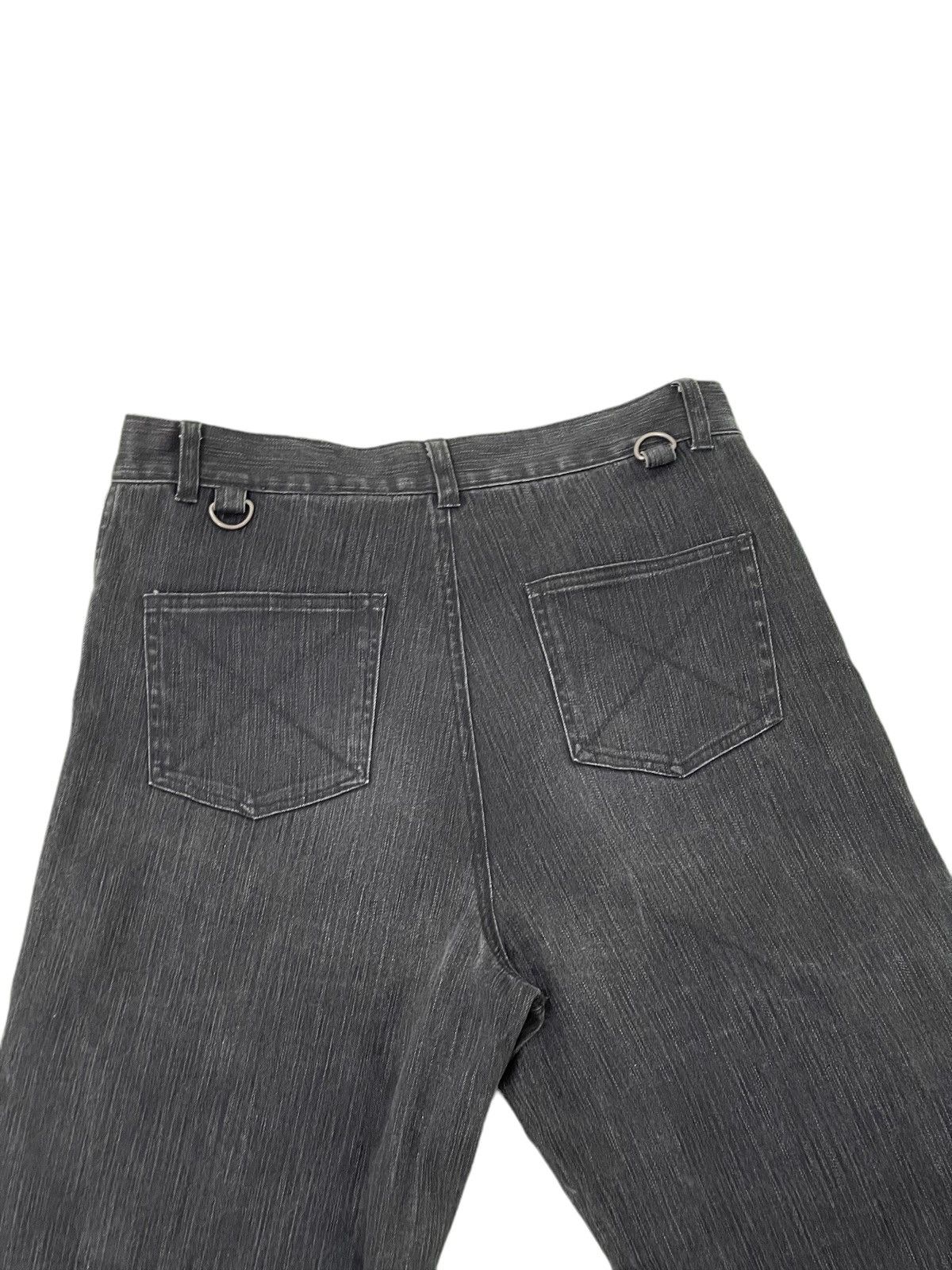 Japanese Brand Bondage Jeans Stretch Slash Number High Rise Regular 1🟦7 Size US 30 / EU 46 - 17 Thumbnail
