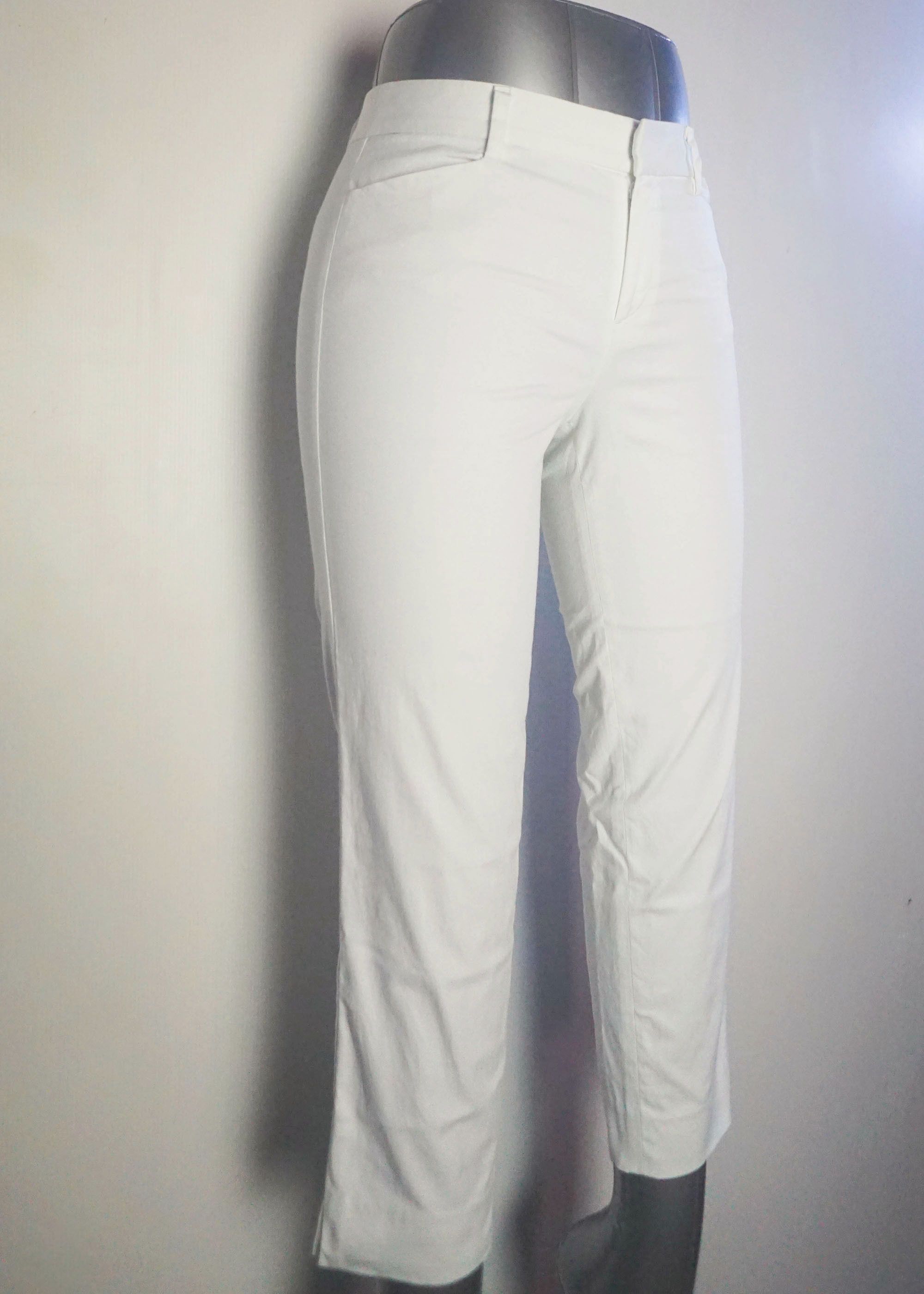 Uniqlo UNIQLO Stretchable White Cropped Pants Size 24" / US 00 / IT 34 - 3 Thumbnail