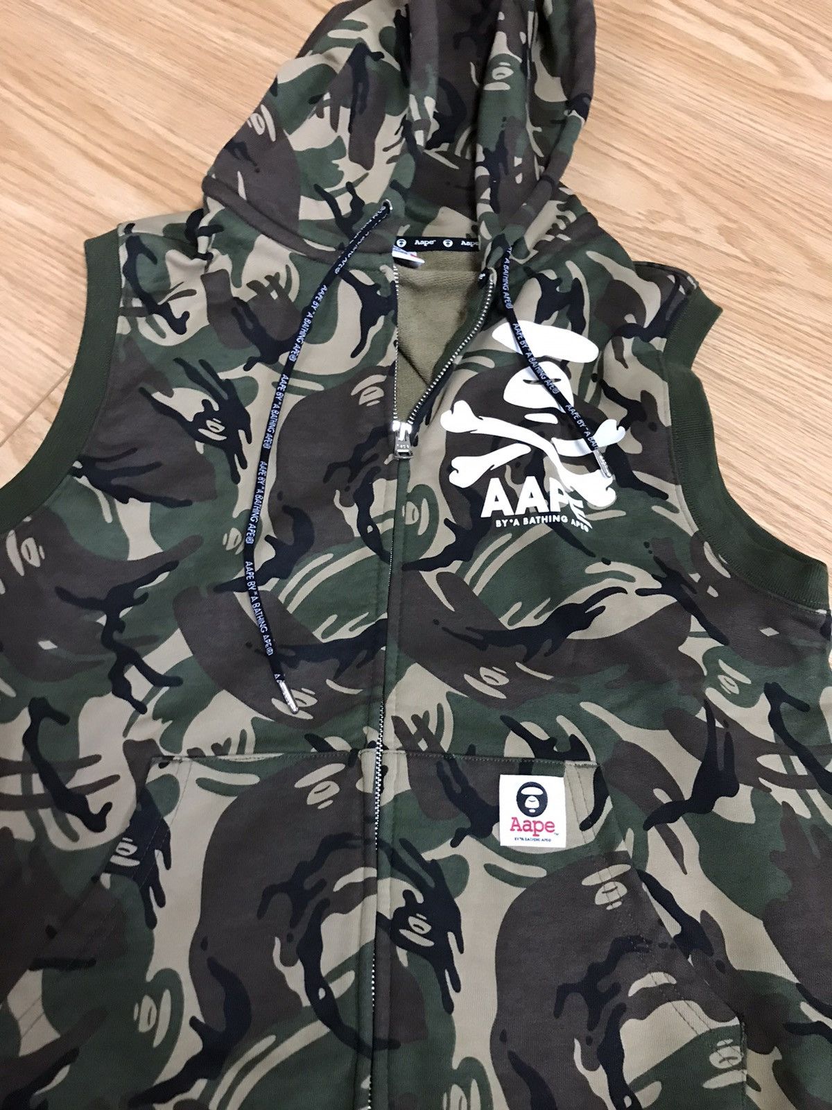 Aape × Japanese Brand × Vintage AApe camo vest medium large hoodie Size US M / EU 48-50 / 2 - 3 Thumbnail