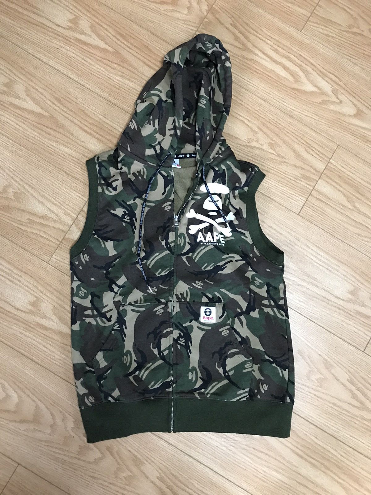 Aape × Japanese Brand × Vintage AApe camo vest medium large hoodie Size US M / EU 48-50 / 2 - 1 Thumbnail