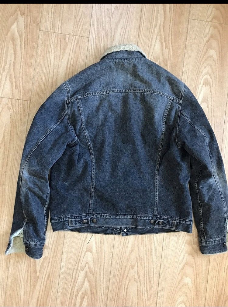 Levi's × Vintage Levi’s Sherpa black fade denim jacket xl large Size US L / EU 52-54 / 3 - 2 Thumbnail