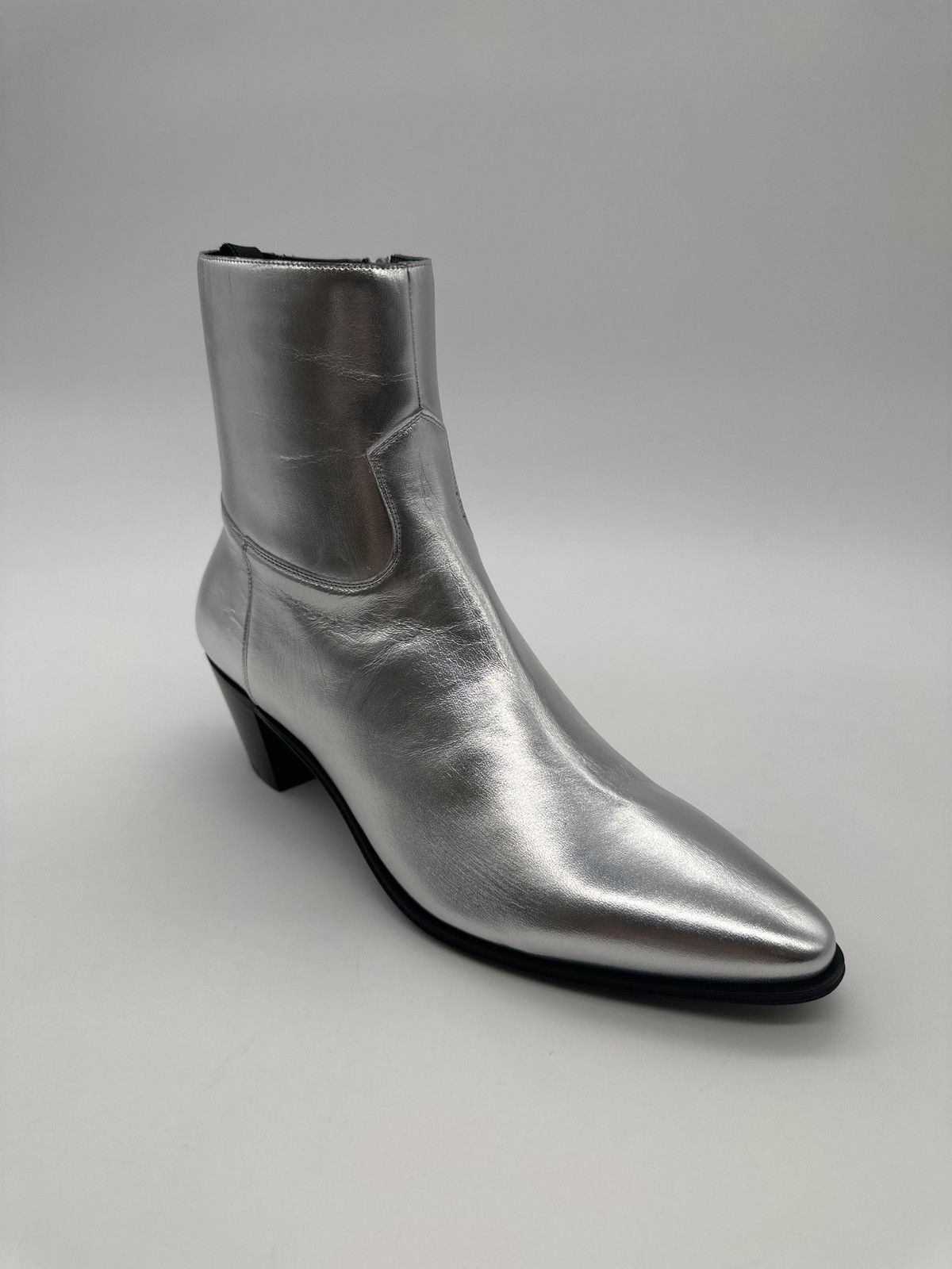 Celine Camperos silver boots | Grailed
