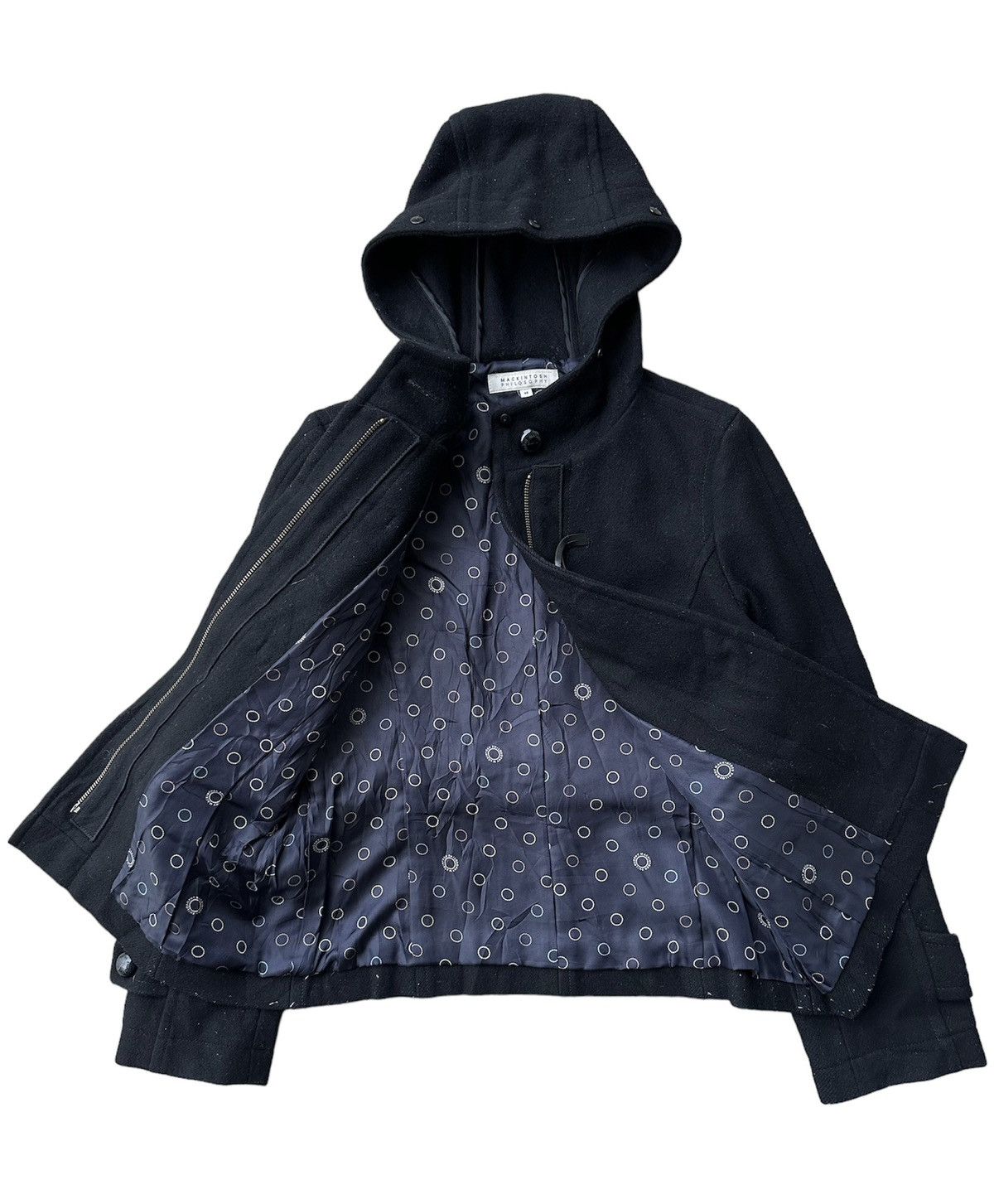 Japanese Brand Rare Mackintosh Wool Women Duffle Coat Size S / US 4 / IT 40 - 2 Thumbnail