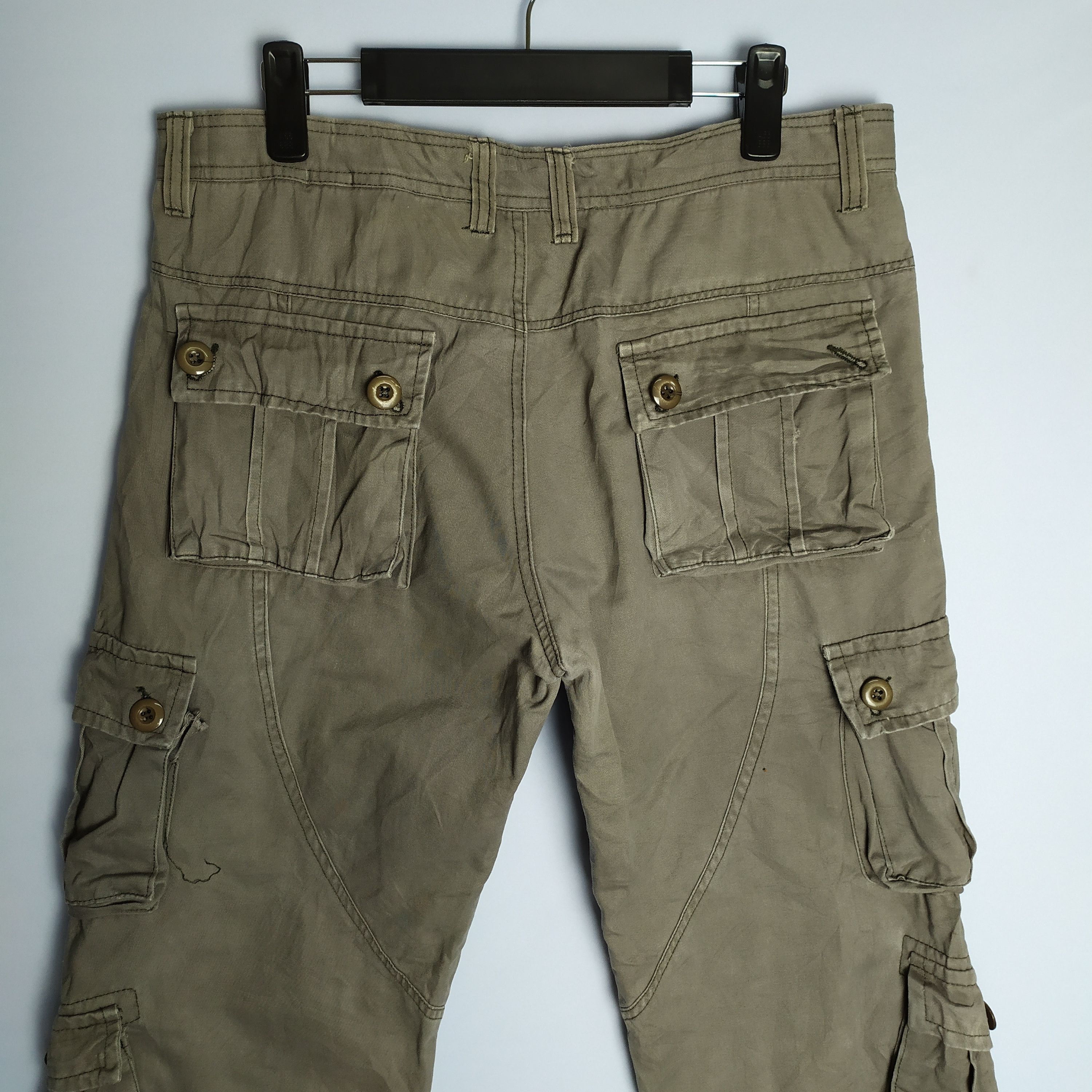 Japanese Brand × StraightFaded × Vintage 9 POCKET VINTAGE CARGO PANTS Size US 33 - 9 Thumbnail