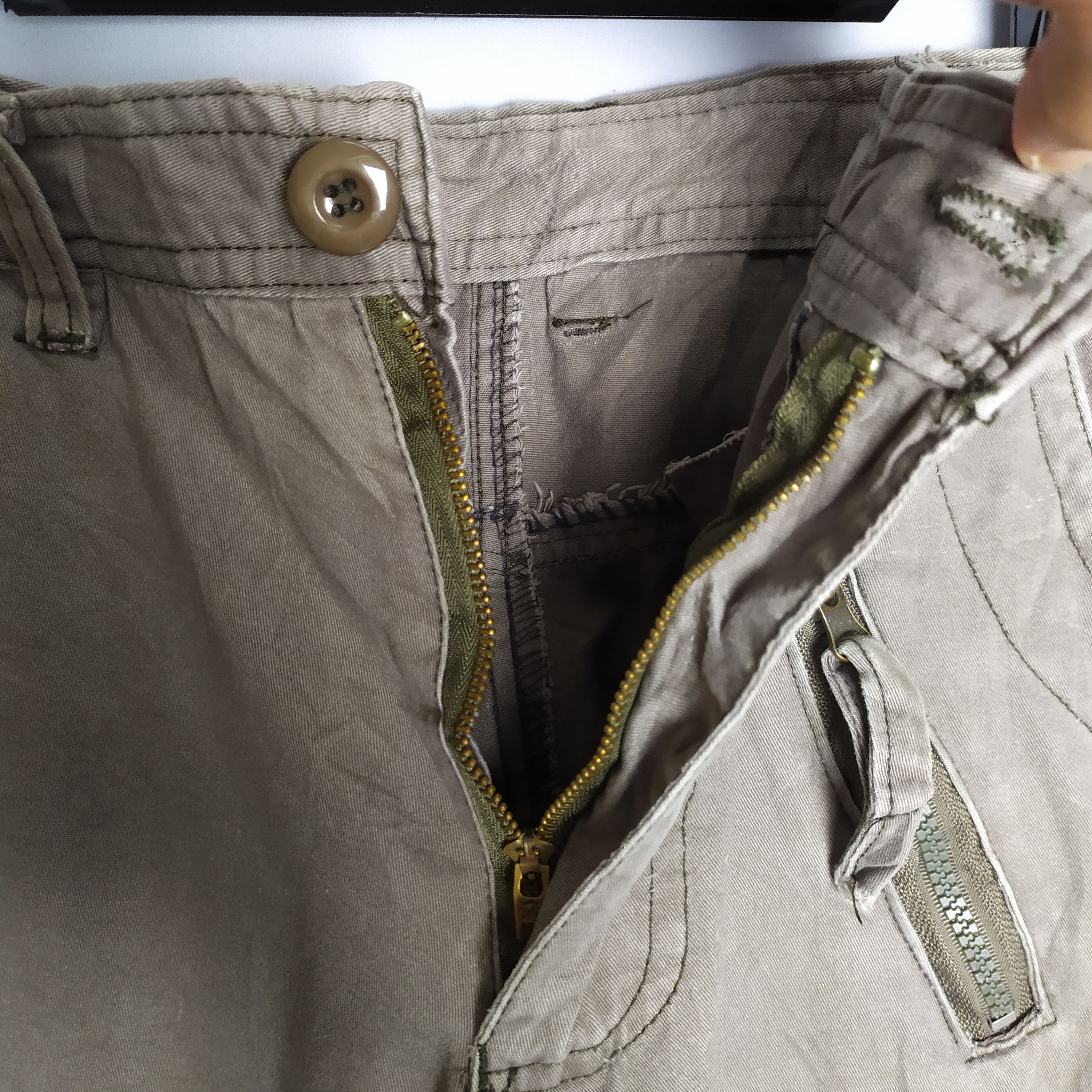Japanese Brand × StraightFaded × Vintage 9 POCKET VINTAGE CARGO PANTS Size US 33 - 6 Thumbnail