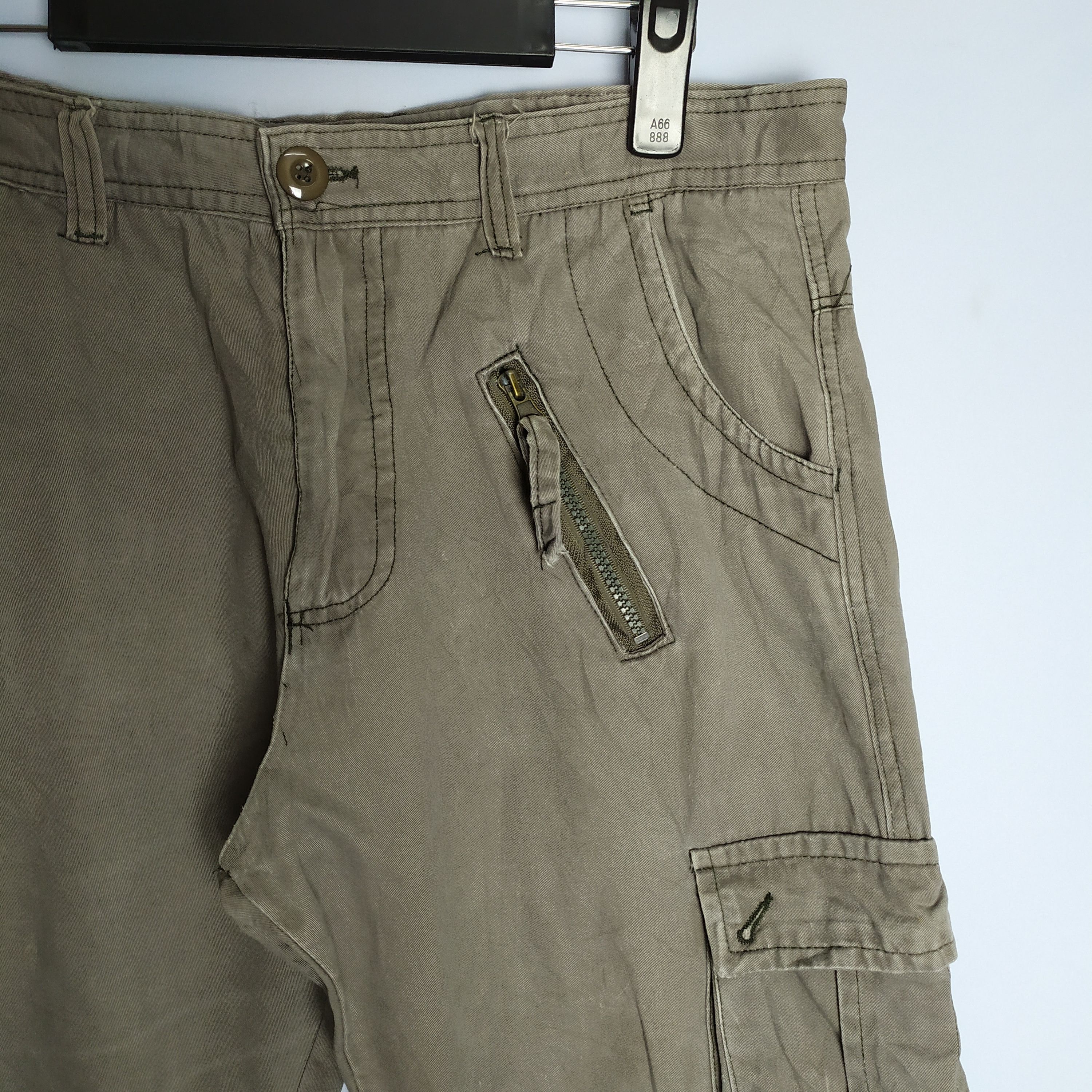 Japanese Brand × StraightFaded × Vintage 9 POCKET VINTAGE CARGO PANTS Size US 33 - 3 Thumbnail