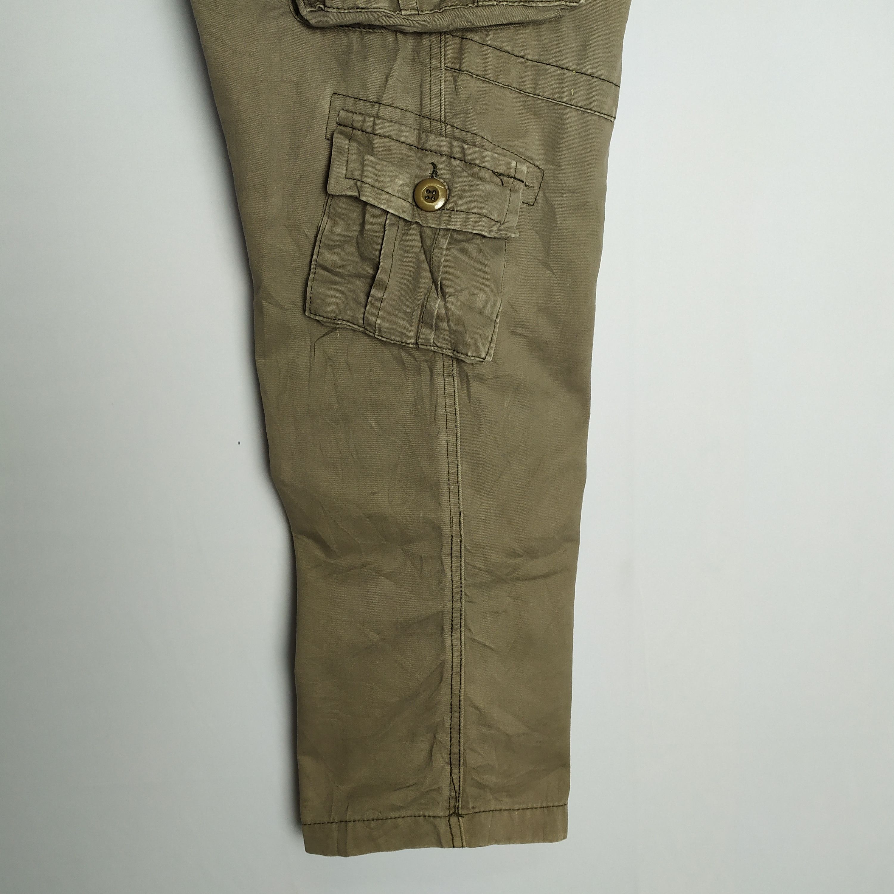 Japanese Brand × StraightFaded × Vintage 9 POCKET VINTAGE CARGO PANTS Size US 33 - 15 Thumbnail