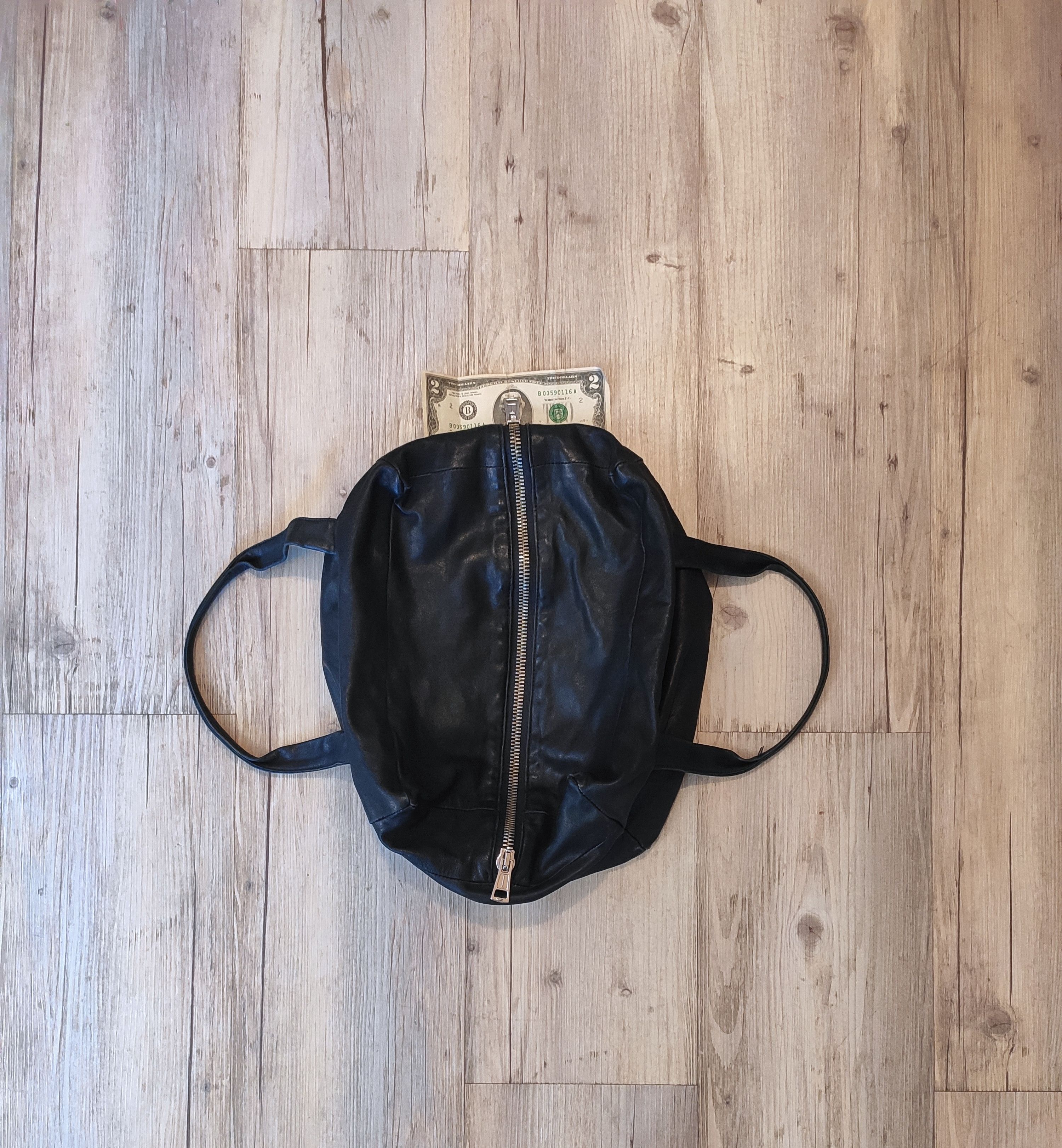 Ann Demeulemeester Small leather bag.Like Rick Owens or Dries van Noten Size ONE SIZE - 4 Thumbnail