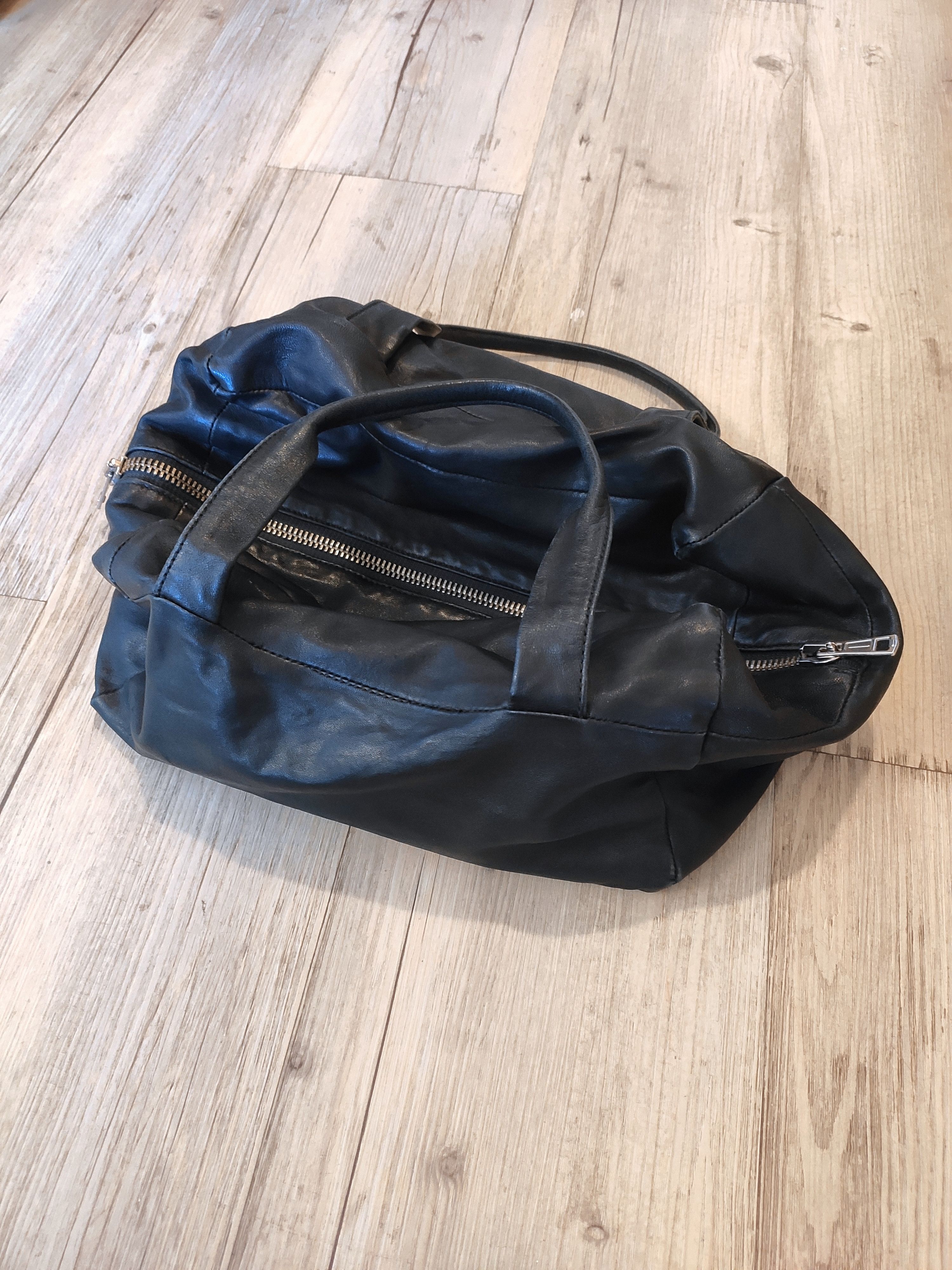 Ann Demeulemeester Small leather bag.Like Rick Owens or Dries van Noten Size ONE SIZE - 2 Thumbnail