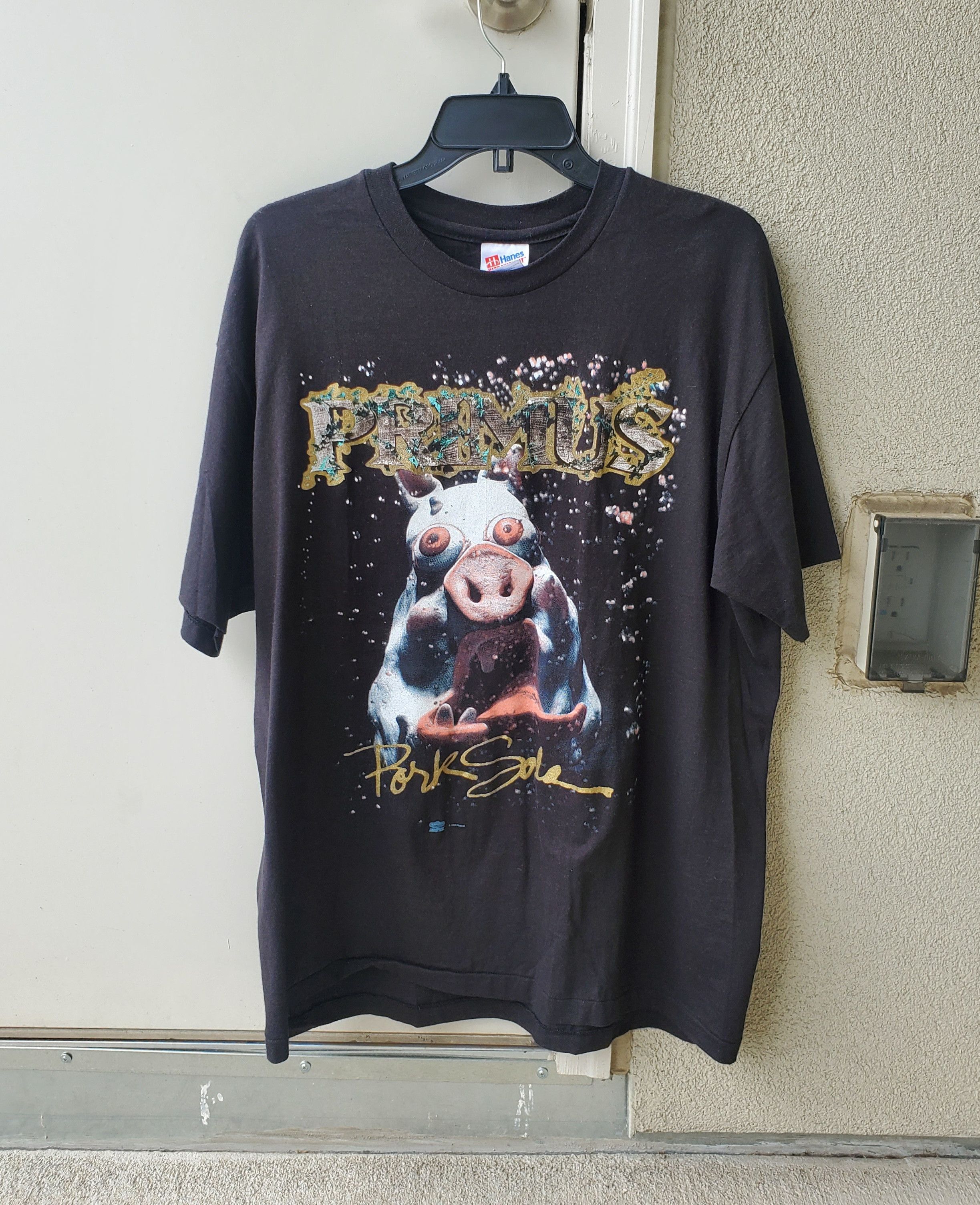 Band Tees × Vintage Vintage 1993 Primus Pork Soda Shirt By Winterland Size US XL / EU 56 / 4 - 1 Thumbnail