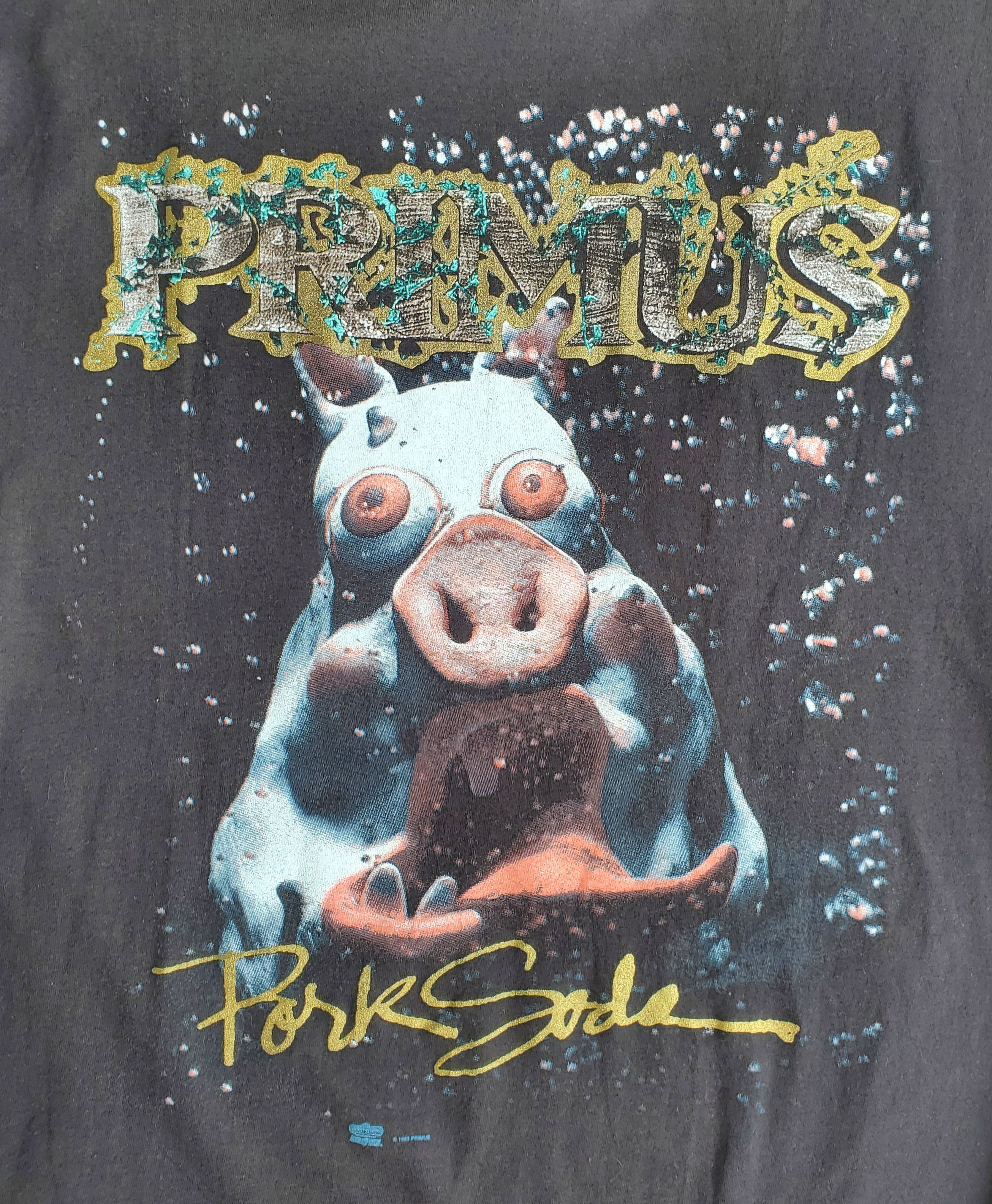 Band Tees × Vintage Vintage 1993 Primus Pork Soda Shirt By Winterland Size US XL / EU 56 / 4 - 2 Thumbnail