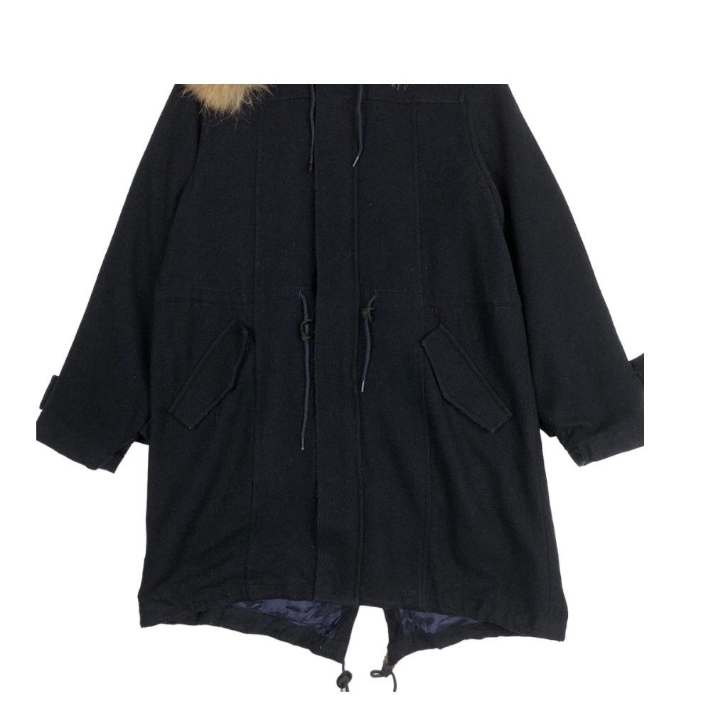 Beauty Beast 💥ALL LEAD THE FUTURE JAPAN WOOL HOODIE PARKA JACKET Size S / US 4 / IT 40 - 6 Thumbnail