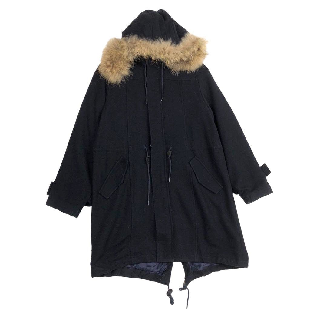 Beauty Beast 💥ALL LEAD THE FUTURE JAPAN WOOL HOODIE PARKA JACKET Size S / US 4 / IT 40 - 2 Thumbnail