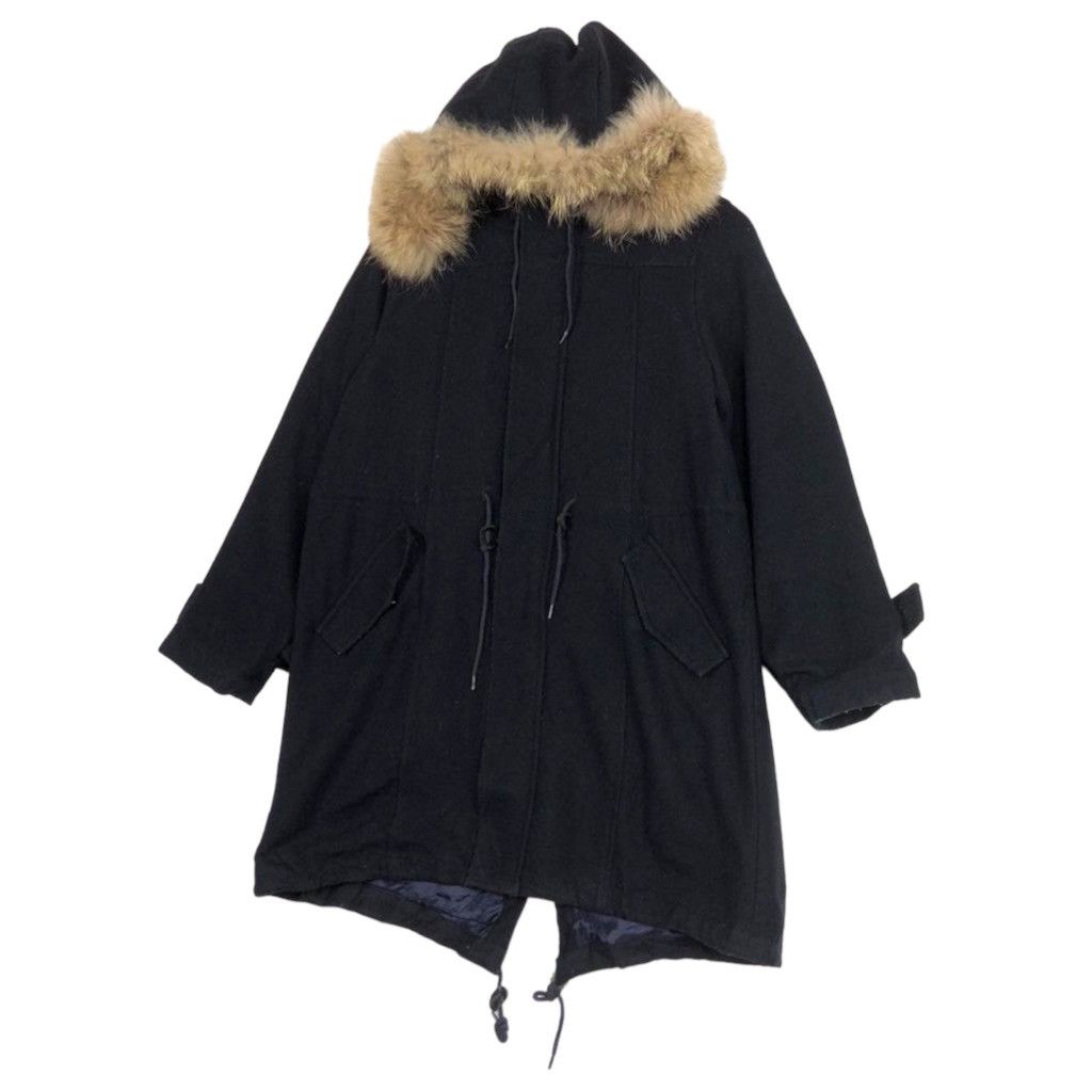 Beauty Beast 💥ALL LEAD THE FUTURE JAPAN WOOL HOODIE PARKA JACKET Size S / US 4 / IT 40 - 3 Thumbnail