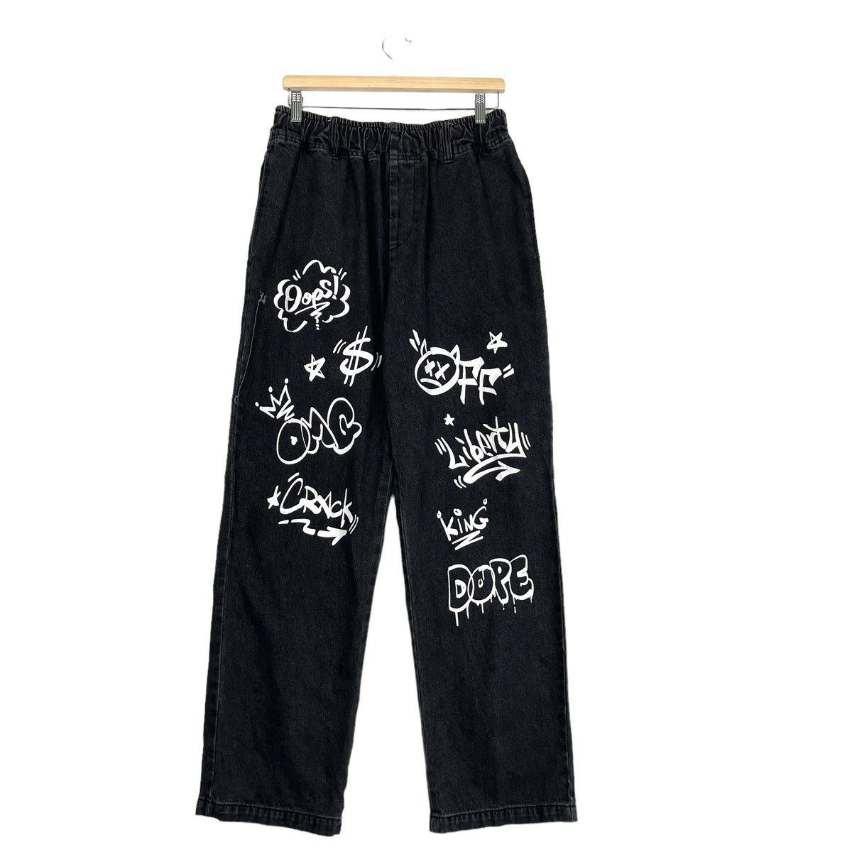 Beauty Beast × Japanese Brand × Le Grande Bleu (L.G.B.) SICK💥JAPAN MAKES STYLE GRAFFITY PAINTER DENIN PANT Size US 30 / EU 46 - 1 Thumbnail
