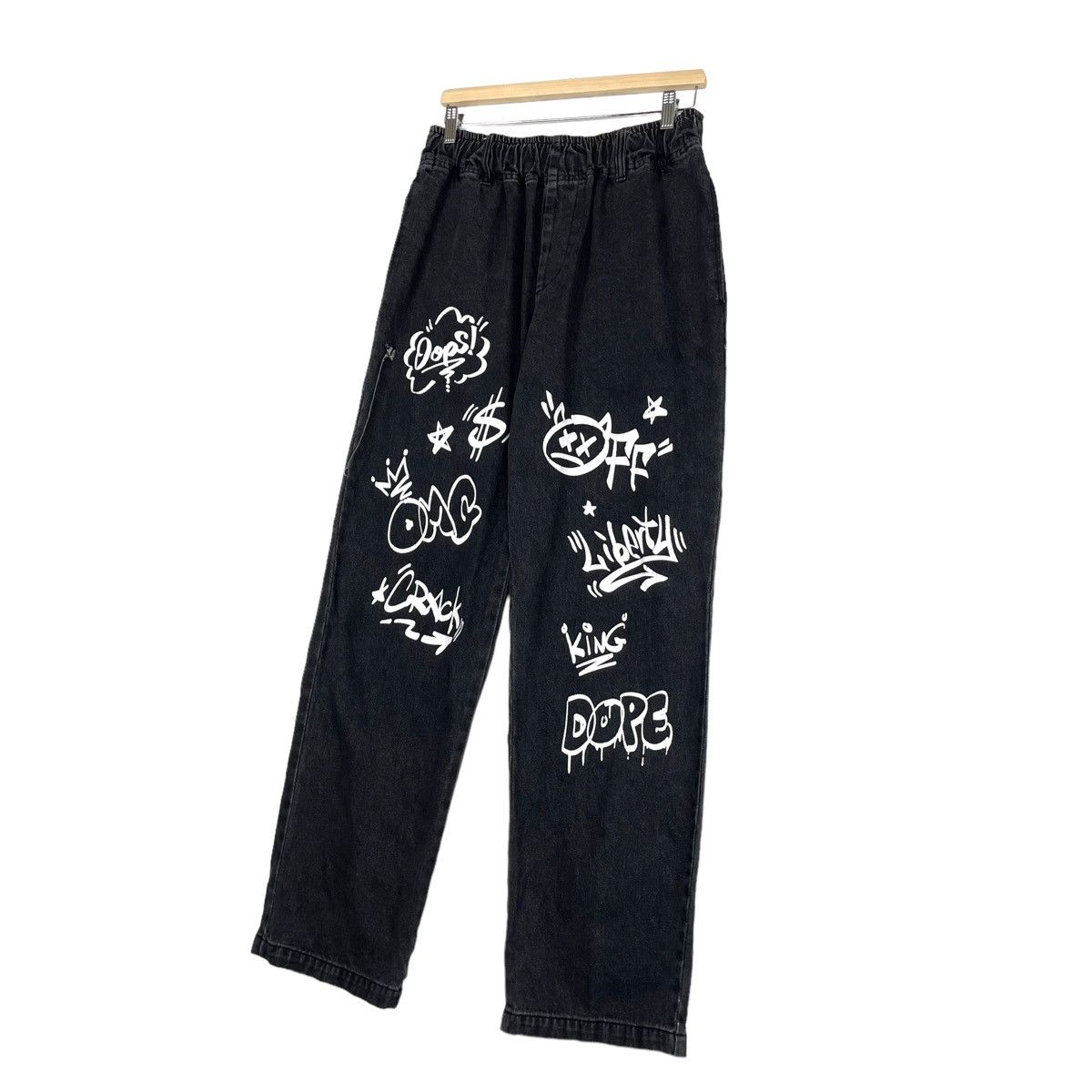 Beauty Beast × Japanese Brand × Le Grande Bleu (L.G.B.) SICK💥JAPAN MAKES STYLE GRAFFITY PAINTER DENIN PANT Size US 30 / EU 46 - 2 Thumbnail