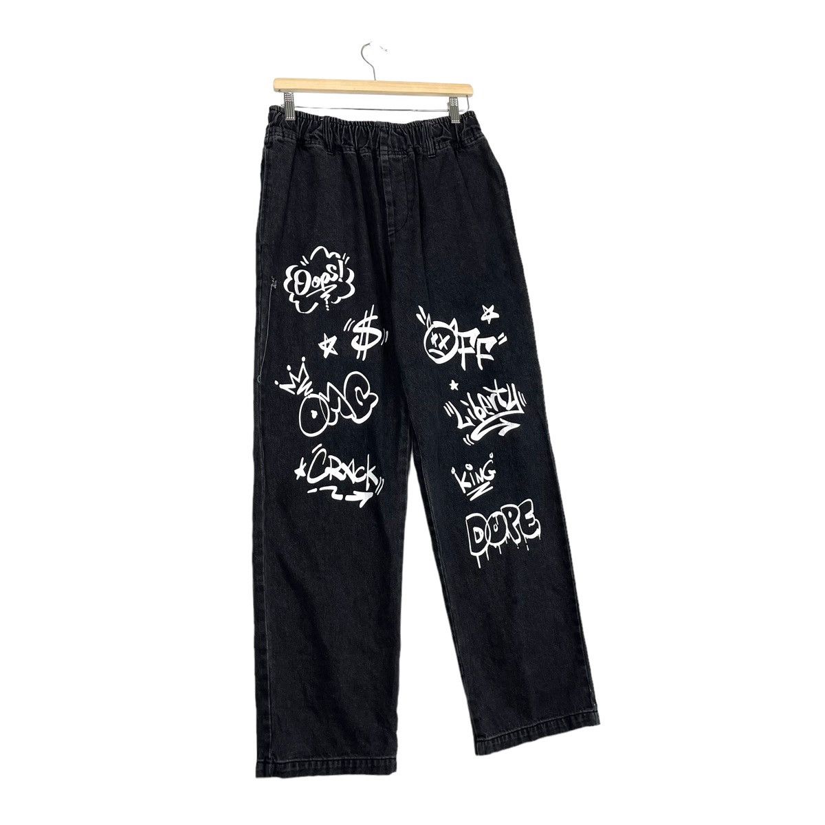 Beauty Beast × Japanese Brand × Le Grande Bleu (L.G.B.) SICK💥JAPAN MAKES STYLE GRAFFITY PAINTER DENIN PANT Size US 30 / EU 46 - 3 Thumbnail