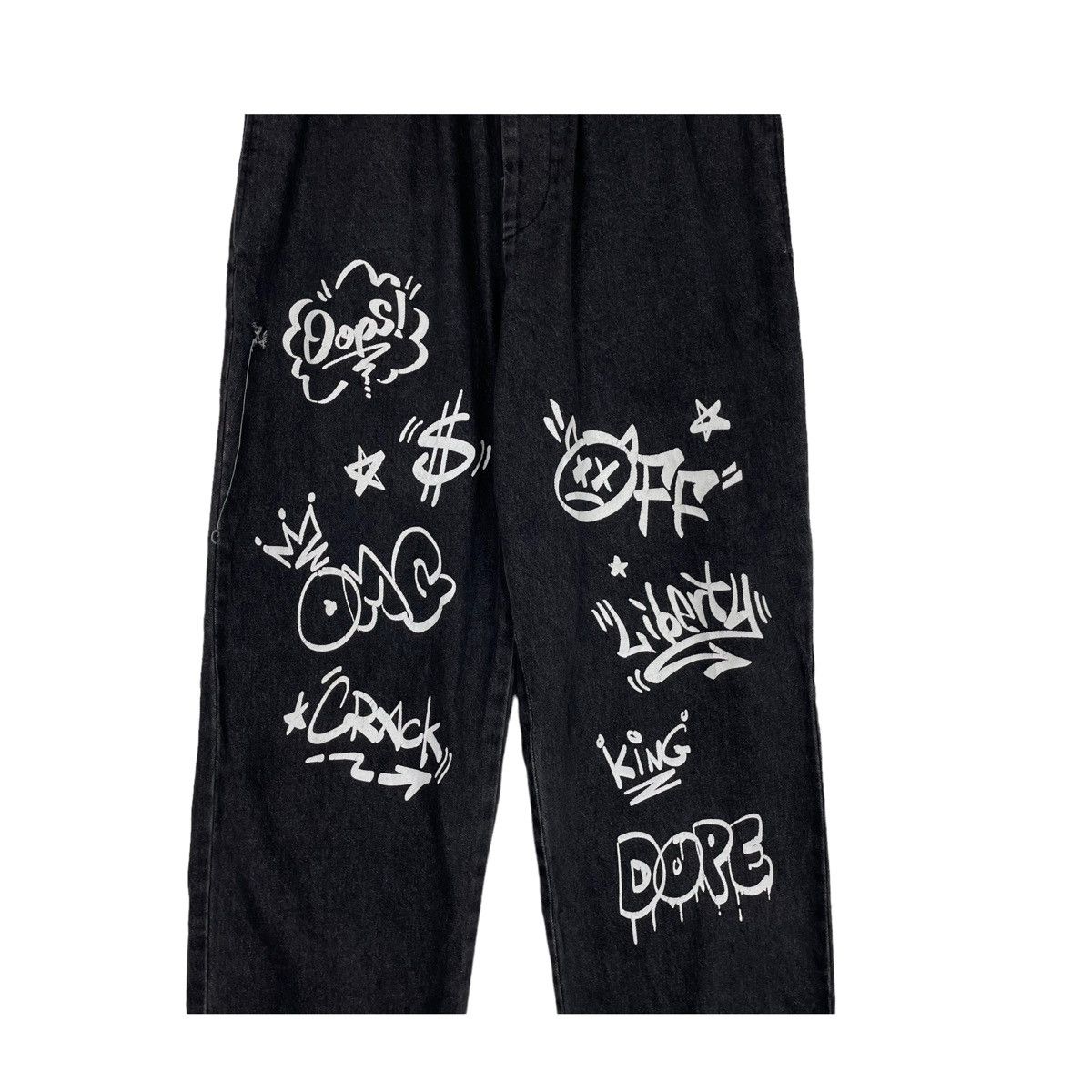 Beauty Beast × Japanese Brand × Le Grande Bleu (L.G.B.) SICK💥JAPAN MAKES STYLE GRAFFITY PAINTER DENIN PANT Size US 30 / EU 46 - 4 Thumbnail