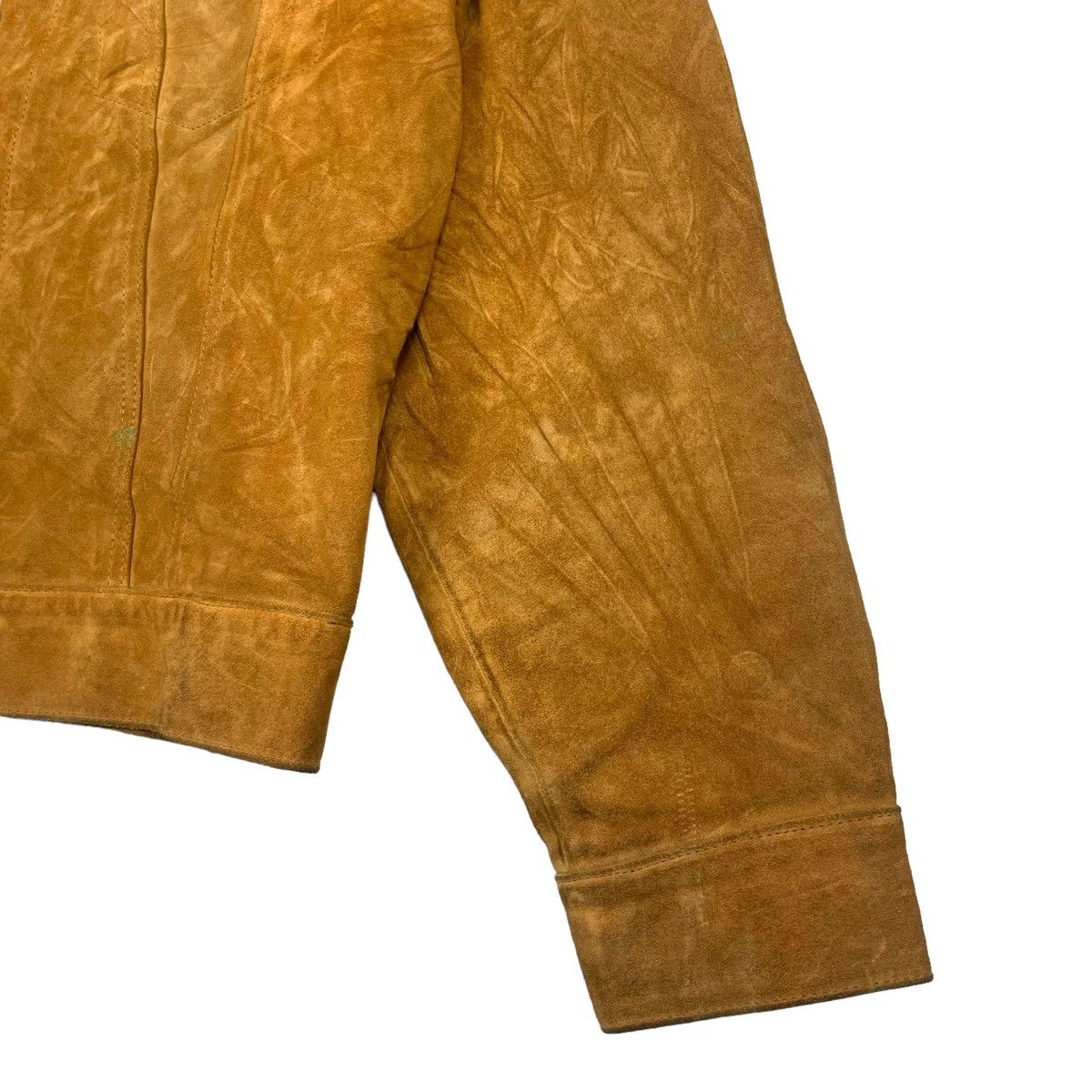 Golden Bear × Taylor Stitch 💥 GOLDEN BEAR SUEDE LEATHER TRUCKER JACKET Size US S / EU 44-46 / 1 - 9 Thumbnail