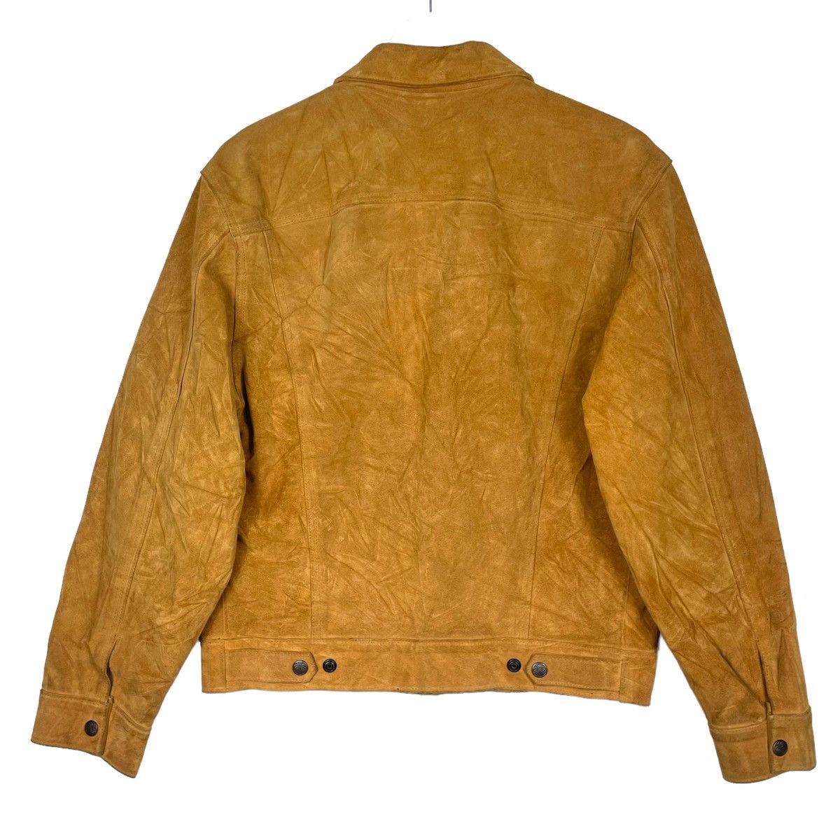 Golden Bear × Taylor Stitch 💥 GOLDEN BEAR SUEDE LEATHER TRUCKER JACKET Size US S / EU 44-46 / 1 - 12 Thumbnail