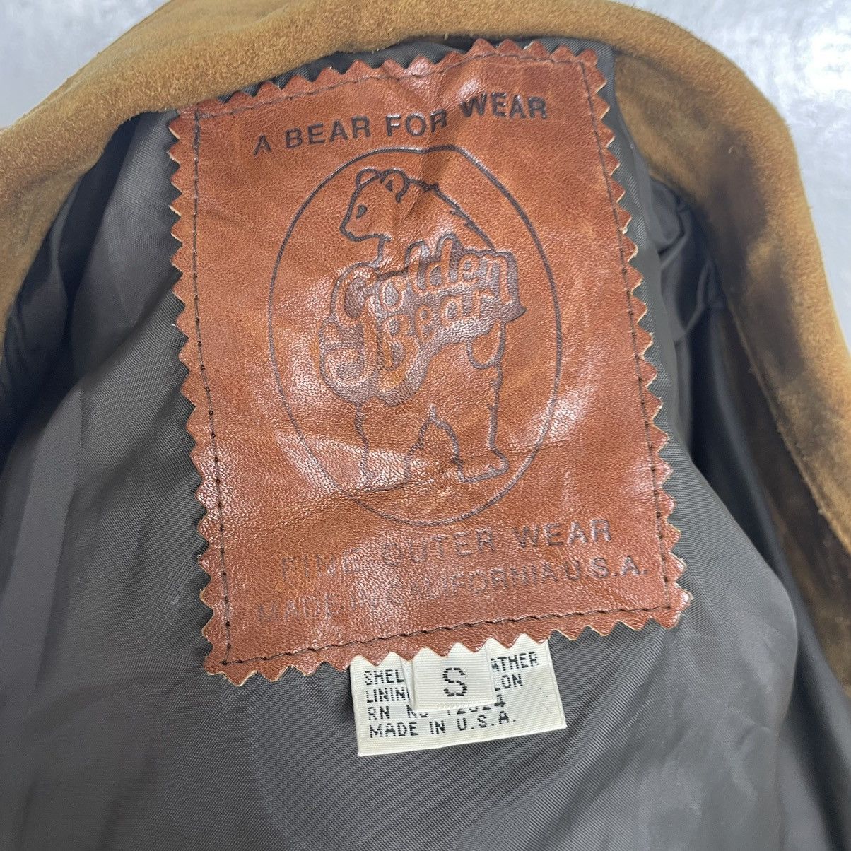 Golden Bear × Taylor Stitch 💥 GOLDEN BEAR SUEDE LEATHER TRUCKER JACKET Size US S / EU 44-46 / 1 - 14 Thumbnail