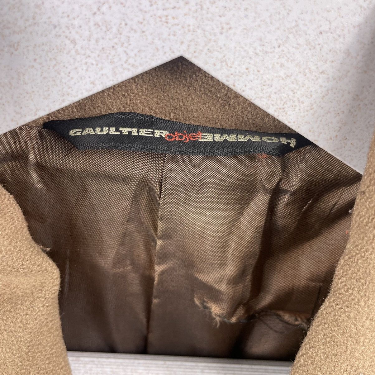 Gaultier Homme Objet × Jean Paul Gaultier 💥 GAULTIER HOME OBJET BELTED WOOL JACKET Size US L / EU 52-54 / 3 - 12 Thumbnail