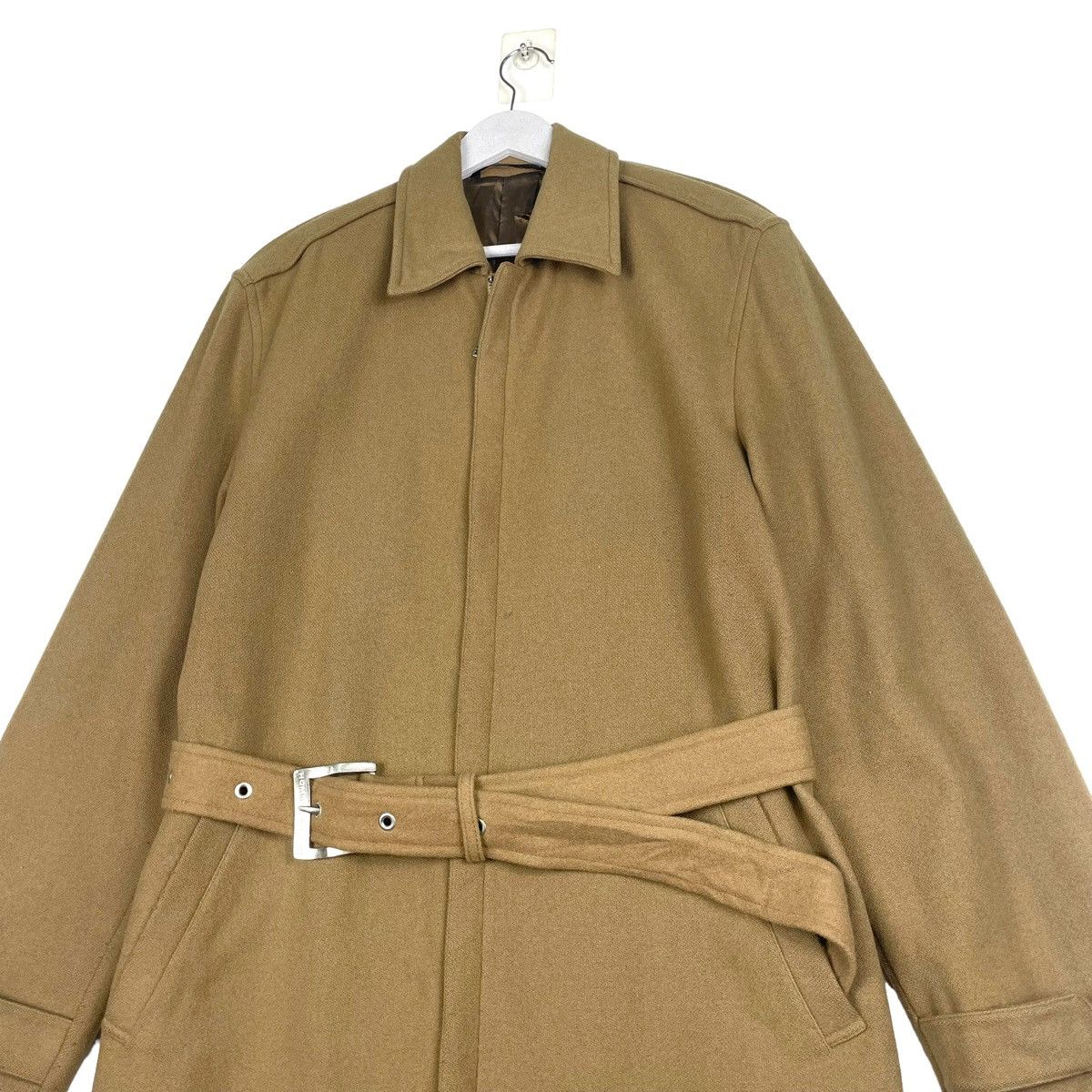 Gaultier Homme Objet × Jean Paul Gaultier 💥 GAULTIER HOME OBJET BELTED WOOL JACKET Size US L / EU 52-54 / 3 - 5 Thumbnail