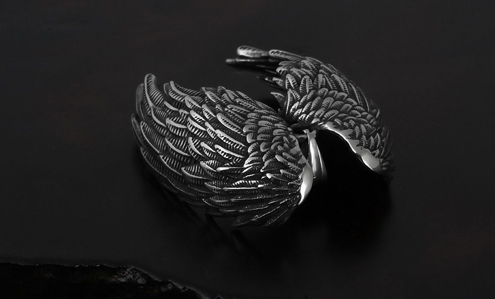 Jewelry Angel Wing Pendant Necklace Size ONE SIZE - 3 Thumbnail