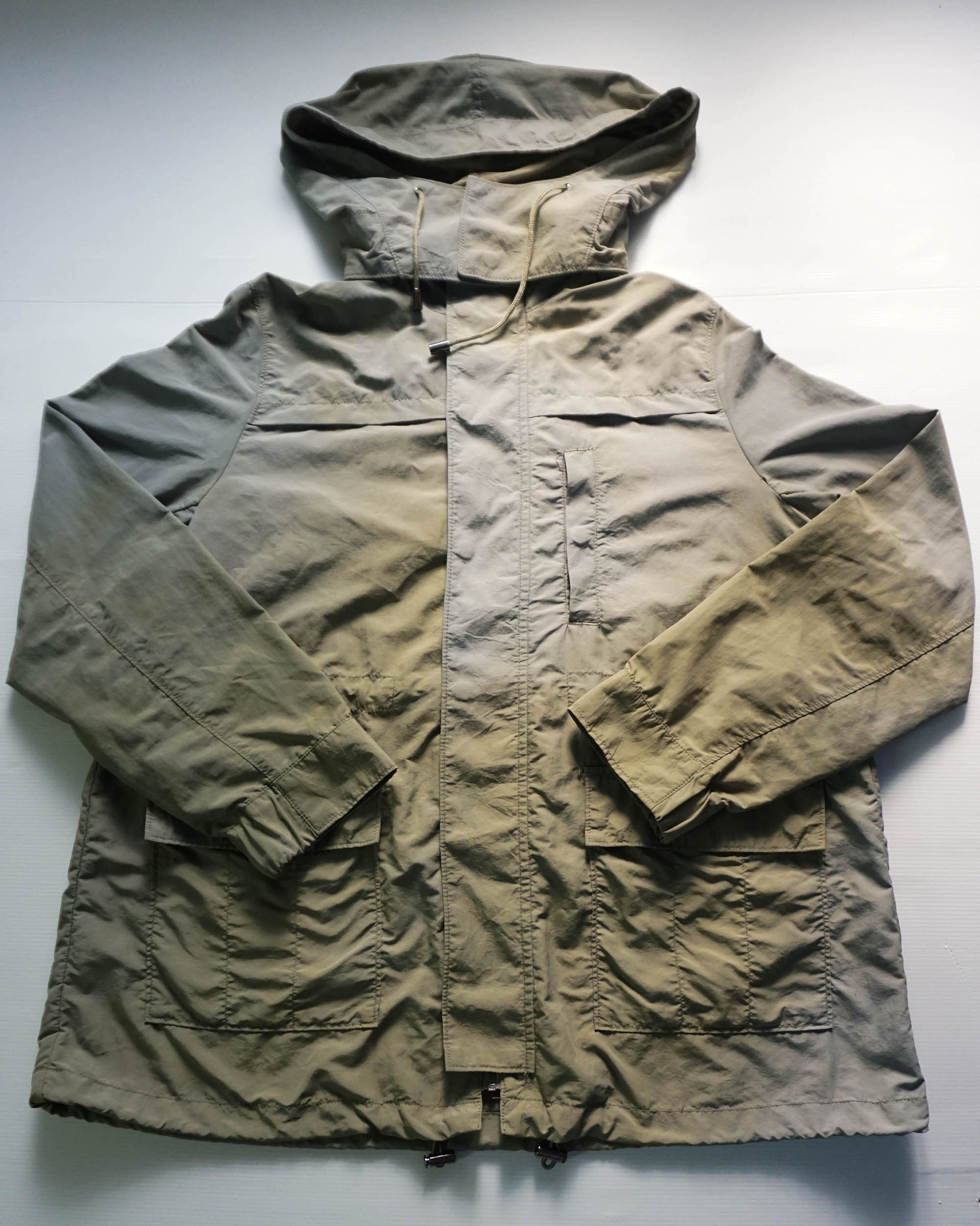 Japanese Brand IKKA Sun Faded Hooded Windbreaker Size US M / EU 48-50 / 2 - 3 Thumbnail