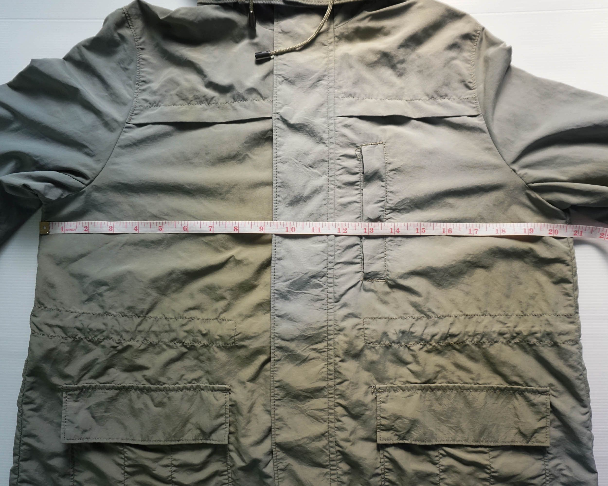 Japanese Brand IKKA Sun Faded Hooded Windbreaker Size US M / EU 48-50 / 2 - 11 Thumbnail
