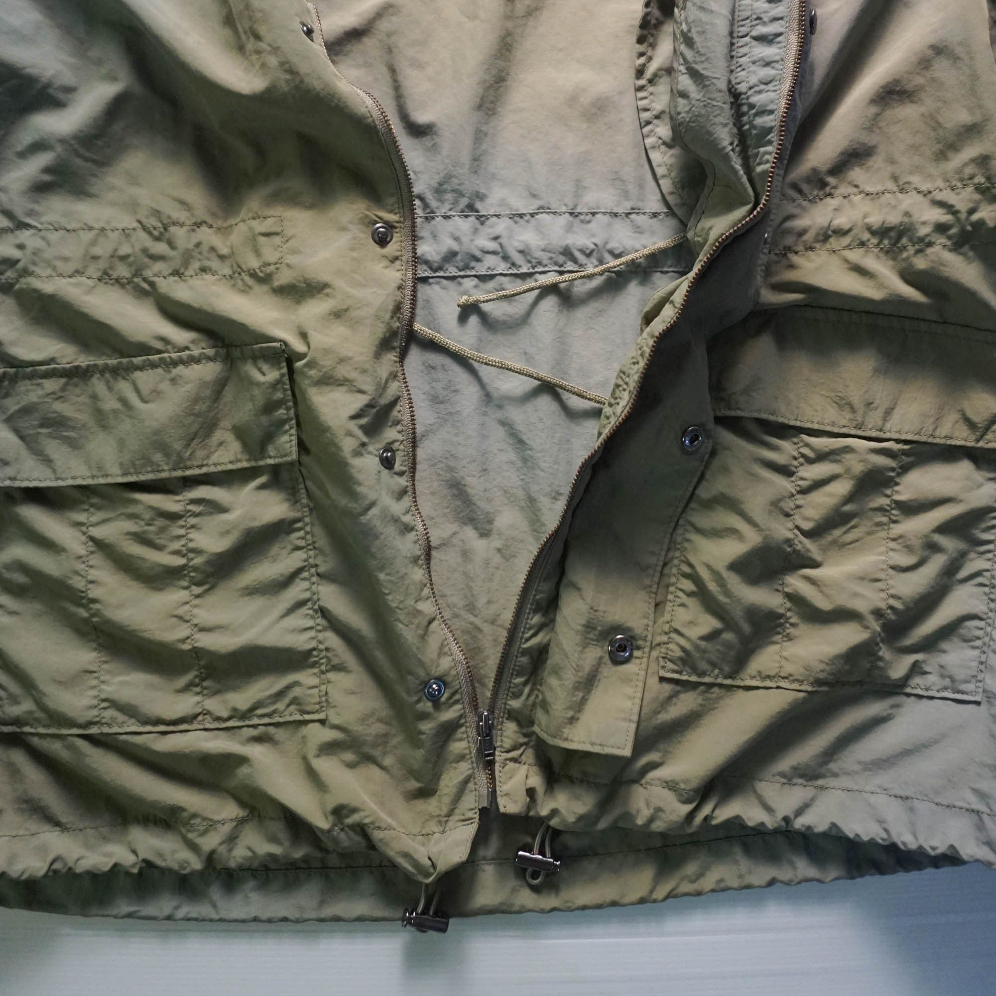 Japanese Brand IKKA Sun Faded Hooded Windbreaker Size US M / EU 48-50 / 2 - 7 Thumbnail