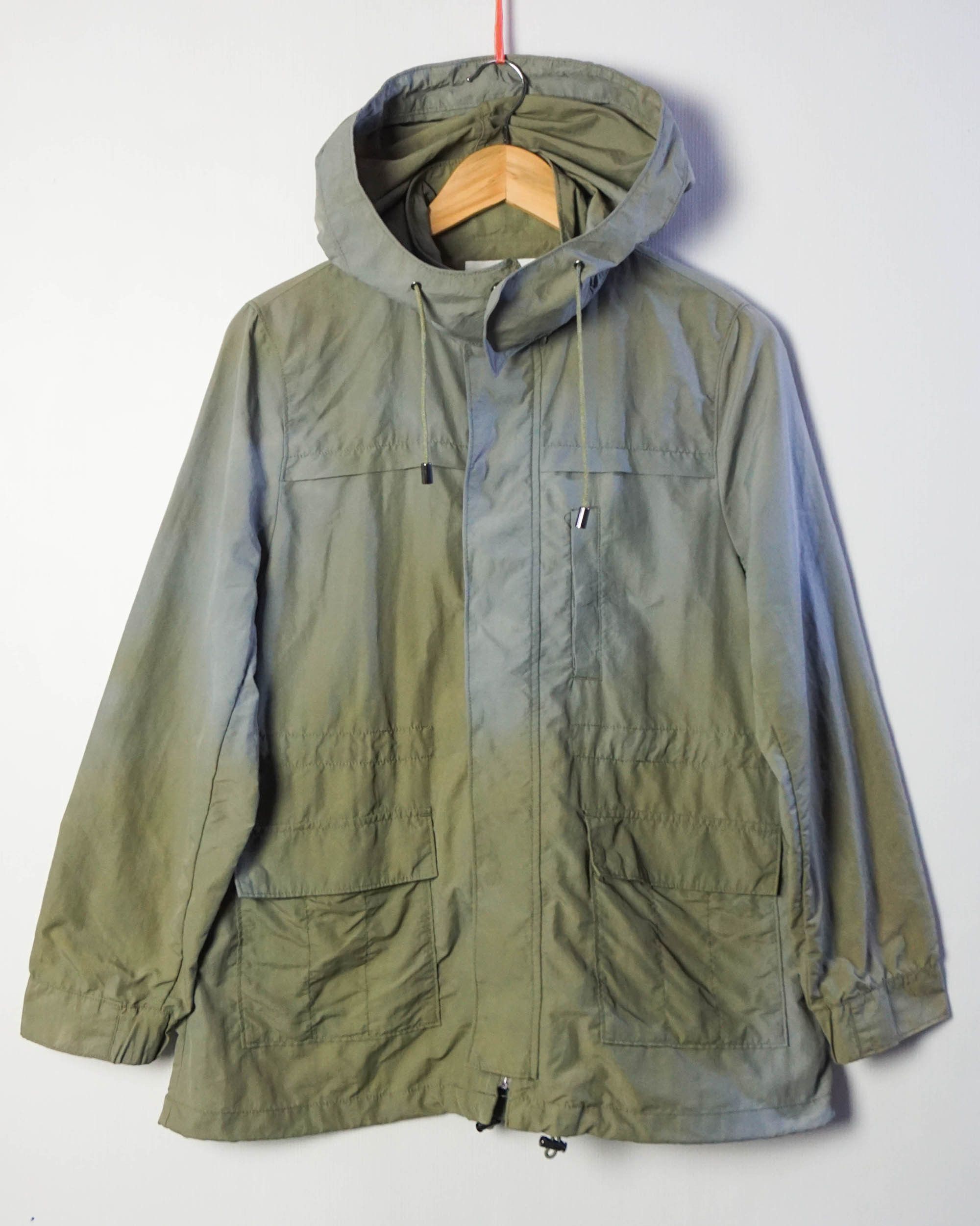 Japanese Brand IKKA Sun Faded Hooded Windbreaker Size US M / EU 48-50 / 2 - 1 Thumbnail