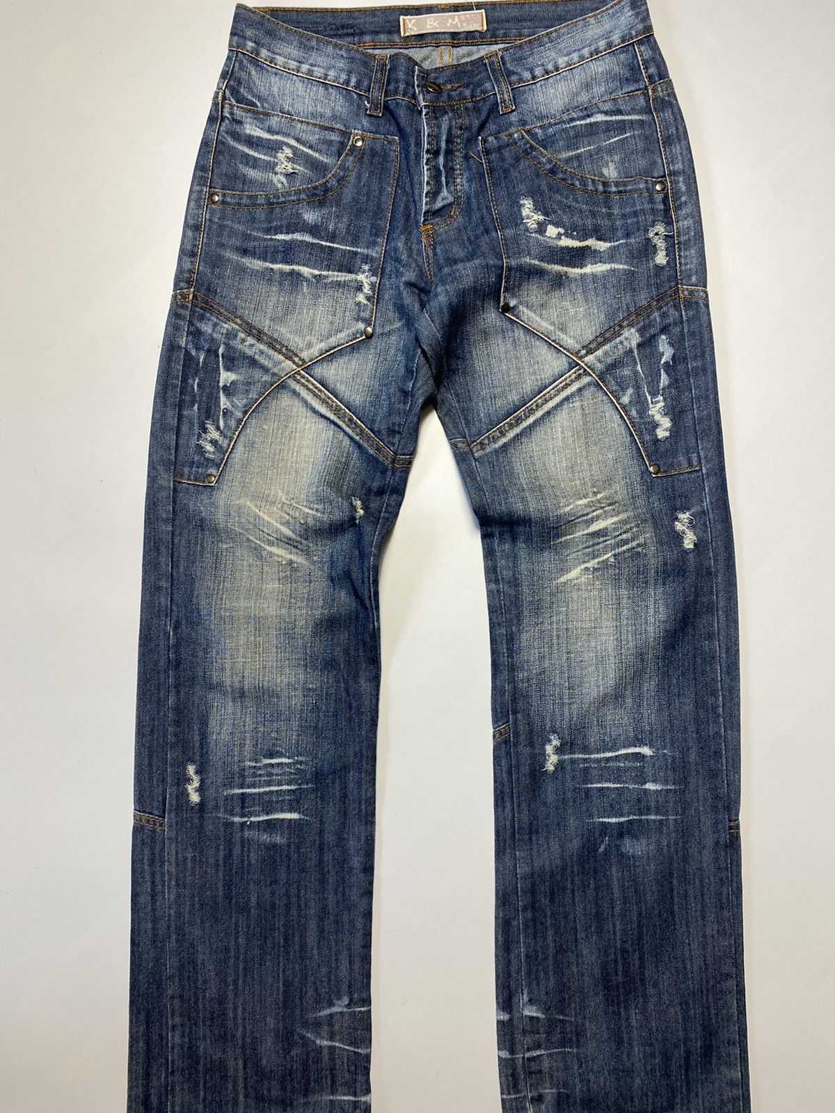 Vintage Vintage Y2k Kosmo Lupo distressed jeans size 32 Size US 32 / EU 48 - 5 Thumbnail