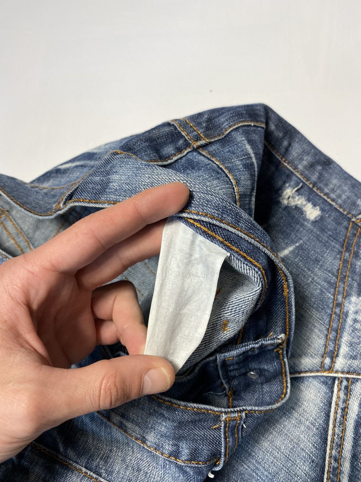 Vintage Vintage Y2k Kosmo Lupo distressed jeans size 32 Size US 32 / EU 48 - 8 Thumbnail