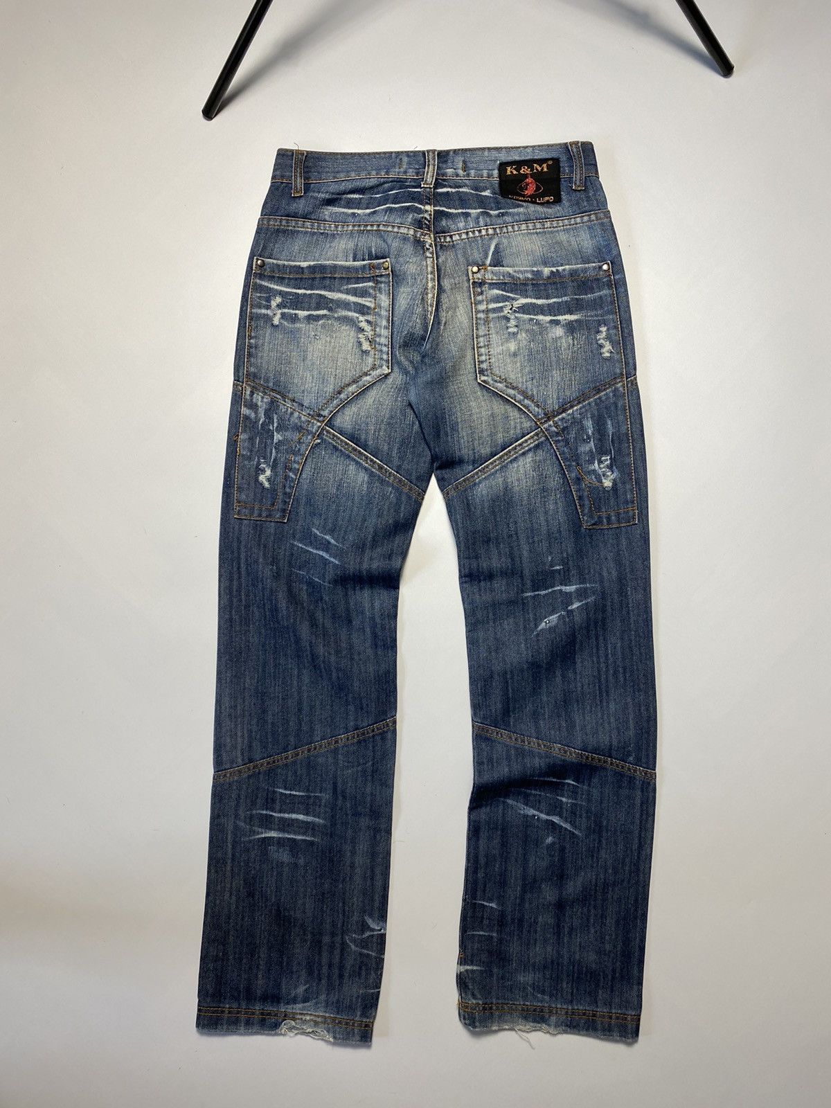 Vintage Vintage Y2k Kosmo Lupo distressed jeans size 32 Size US 32 / EU 48 - 9 Thumbnail
