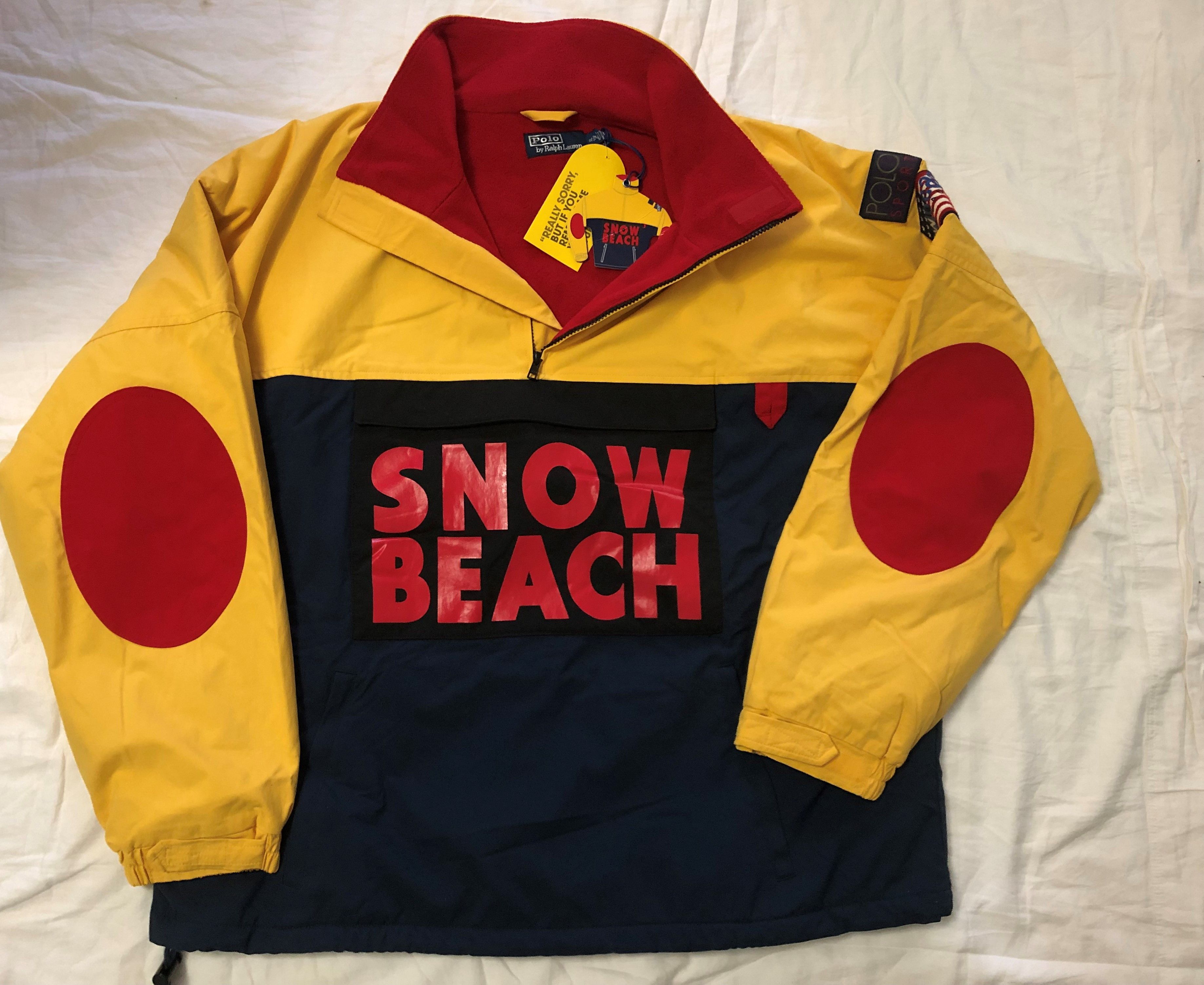 Polo Ralph Lauren Polo Ralph Lauren Raekwon Snow Beach Pullover Small Size US S / EU 44-46 / 1 - 3 Thumbnail