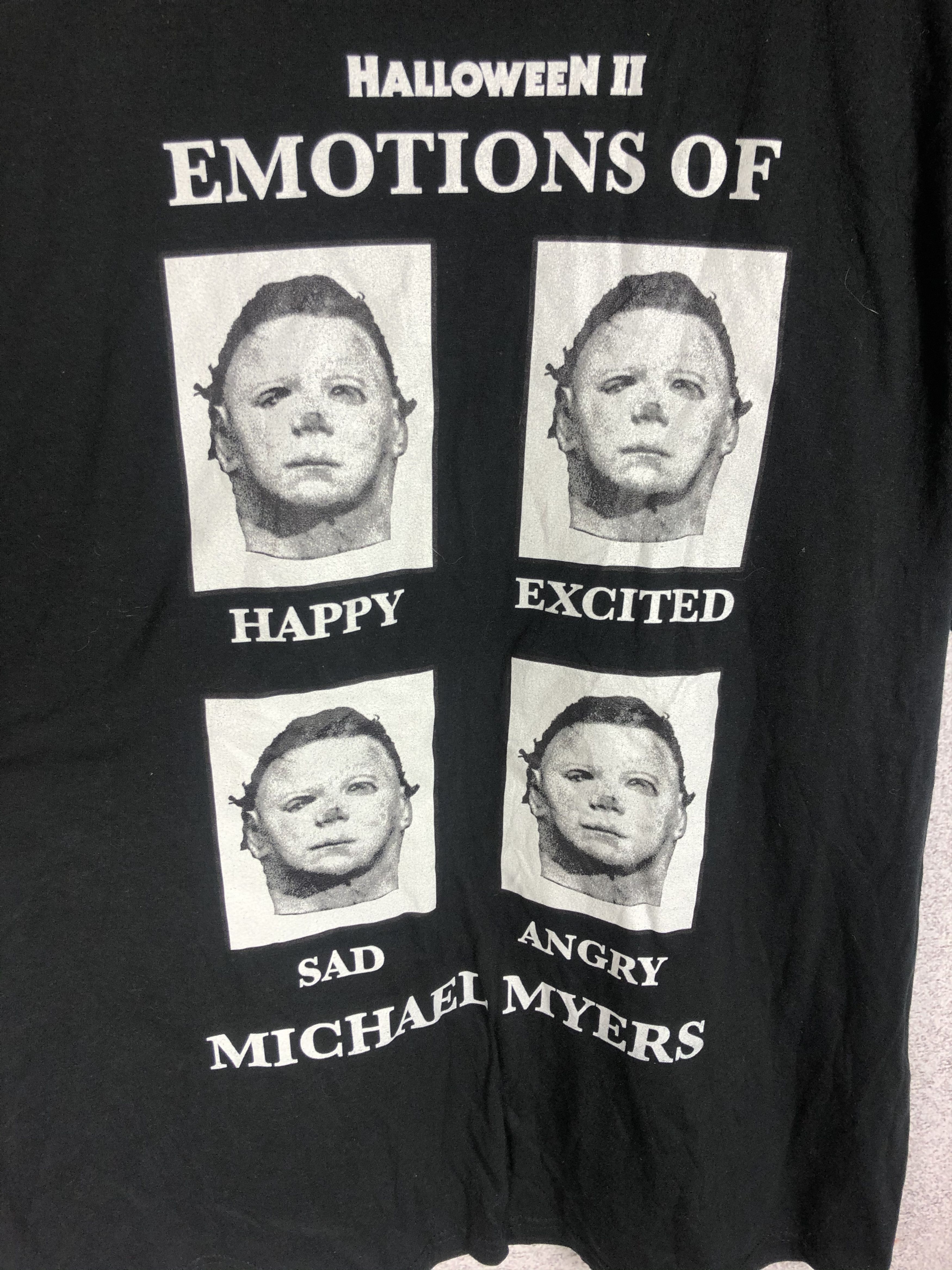 Band Tees Vintage Michael Myers Halloween 2 Tee Horror T-Shirt Size US L / EU 52-54 / 3 - 4 Thumbnail