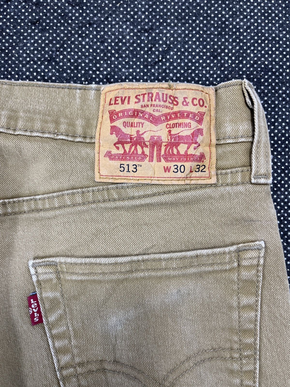 Levi's Vintage Levis 513 Brown Jeans - J615 Size US 30 / EU 46 - 9 Thumbnail