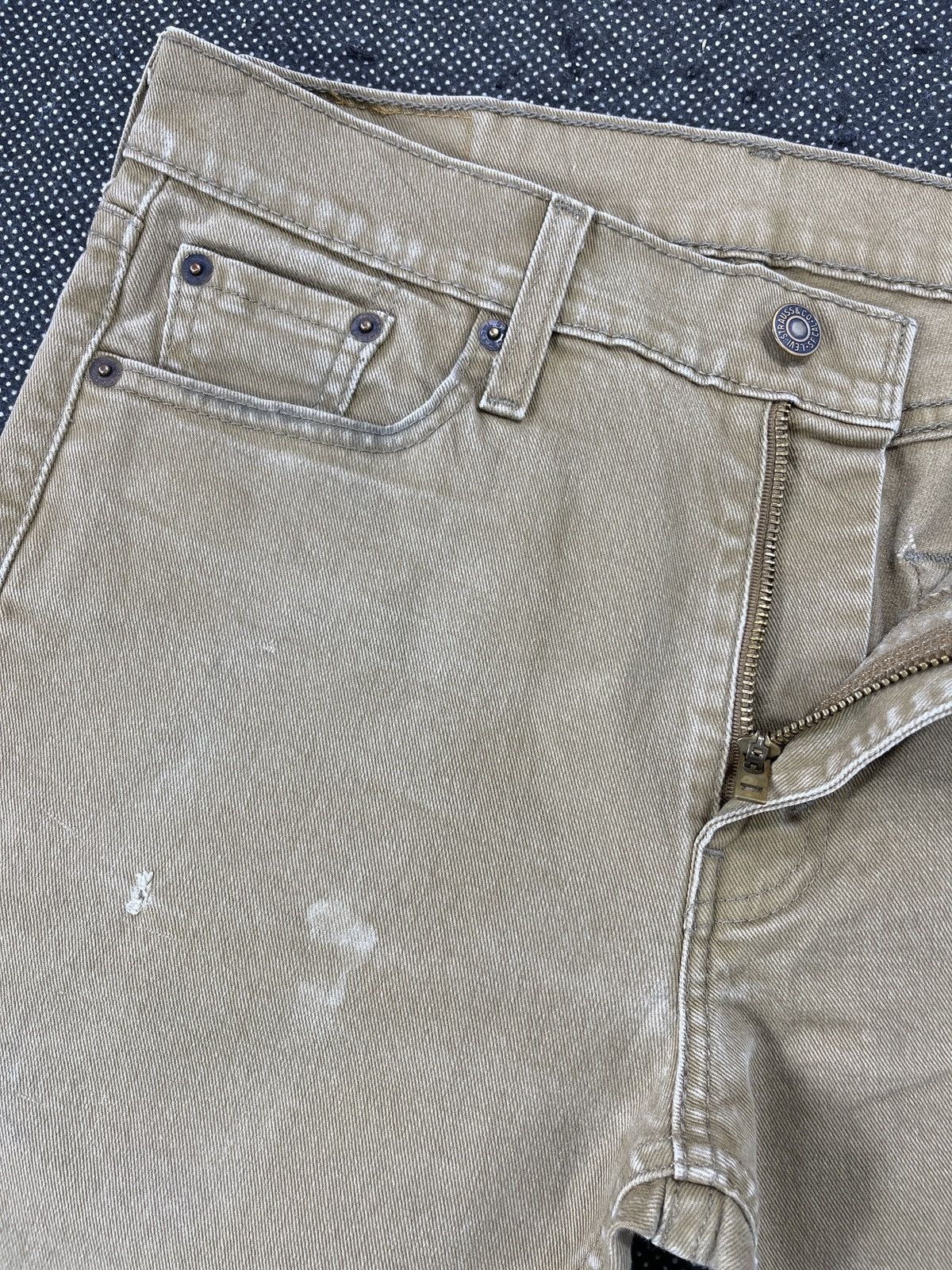 Levi's Vintage Levis 513 Brown Jeans - J615 Size US 30 / EU 46 - 6 Thumbnail
