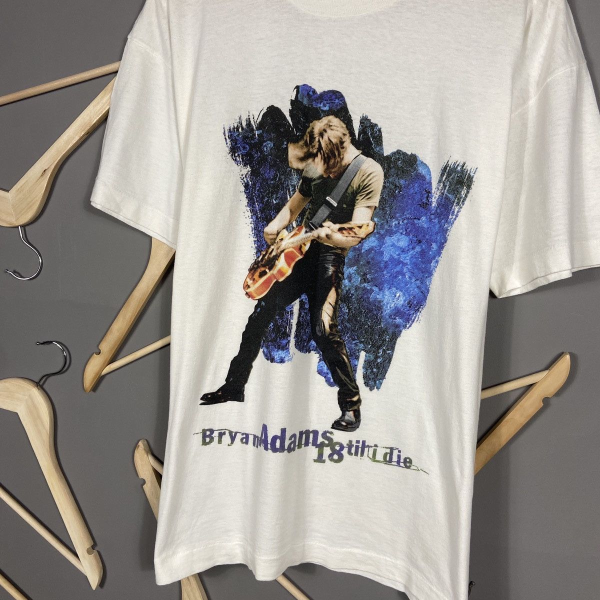 Band Tees × Vintage Vintage 90s Bryan Adams 18 Till I Die t-shirt Size US L / EU 52-54 / 3 - 3 Thumbnail
